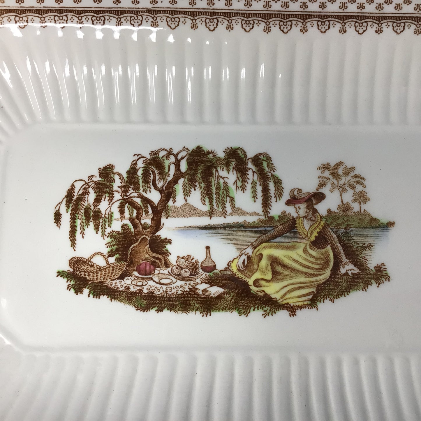 Adams & Sons Antoinette English Ironstone Platter