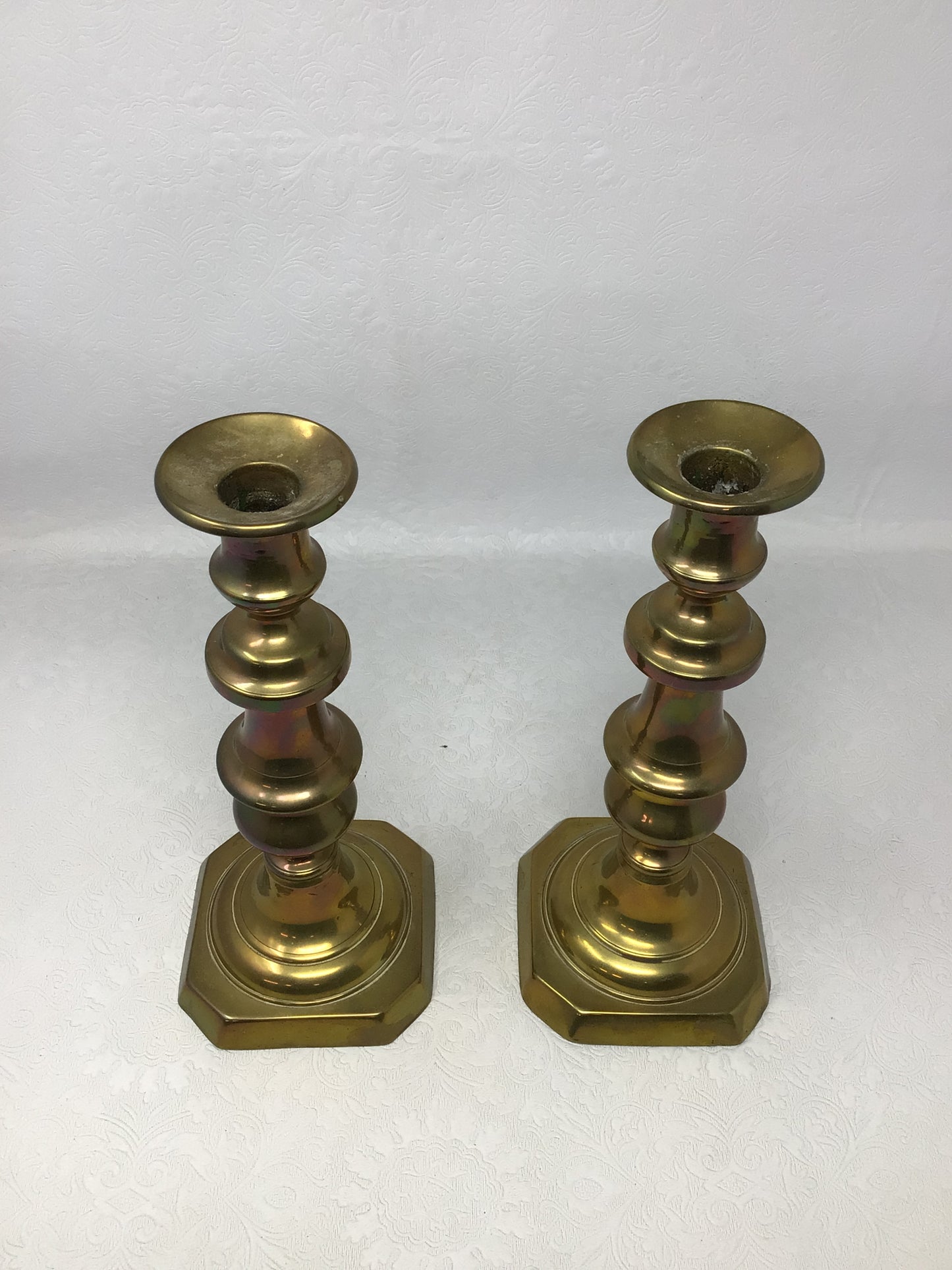 Pair of Vintage Brass Candlesticks