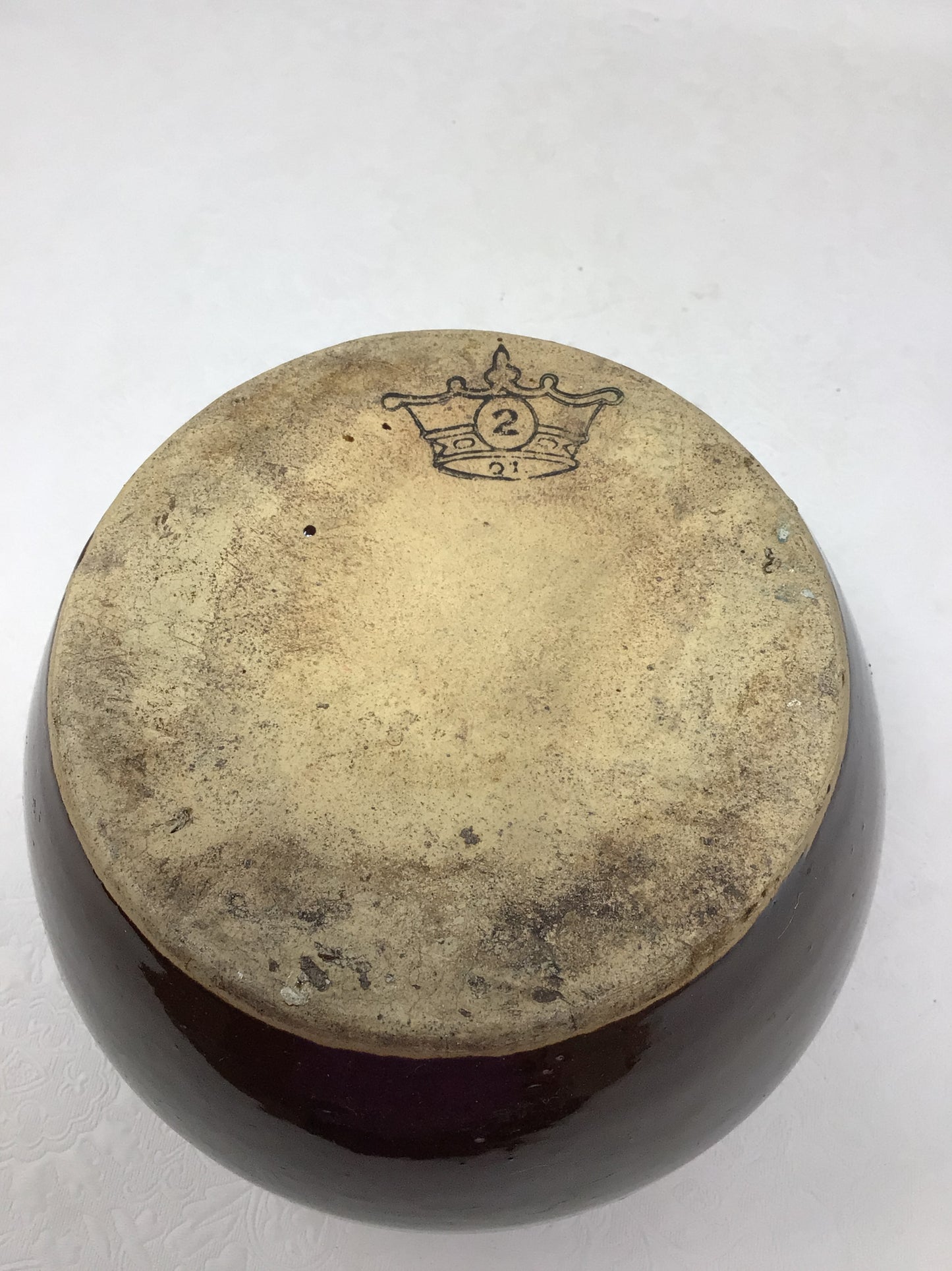 Brown Drip Glaze Bean Pot