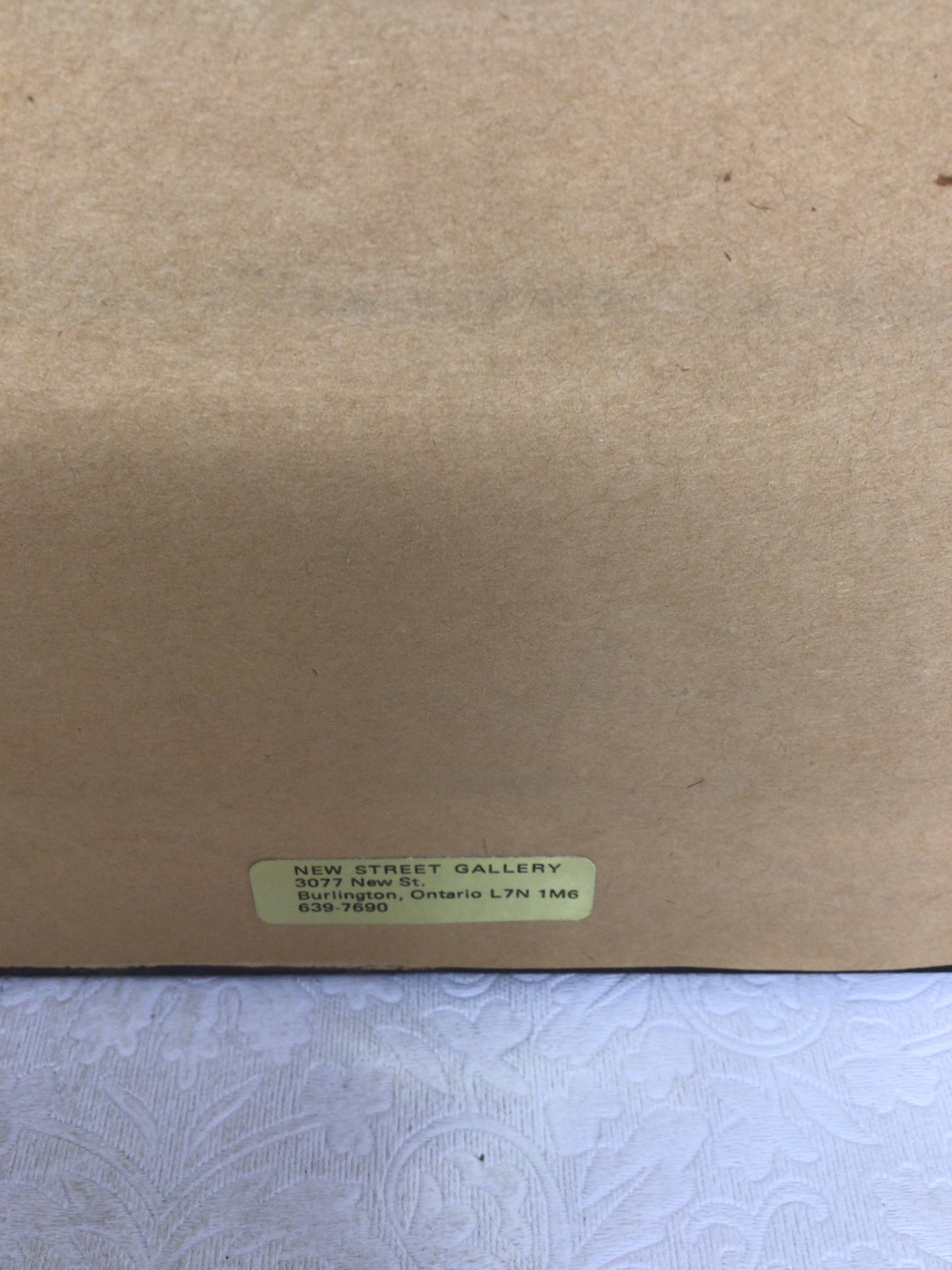 Framed Floral Needlepoint