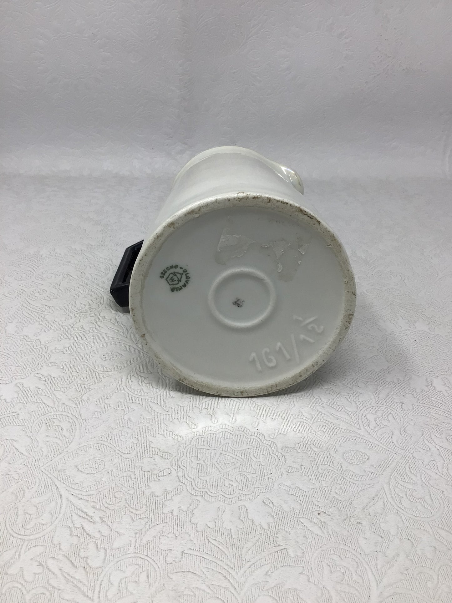 Vintage Porcelain Fruit-Motif Creamer Pitcher
