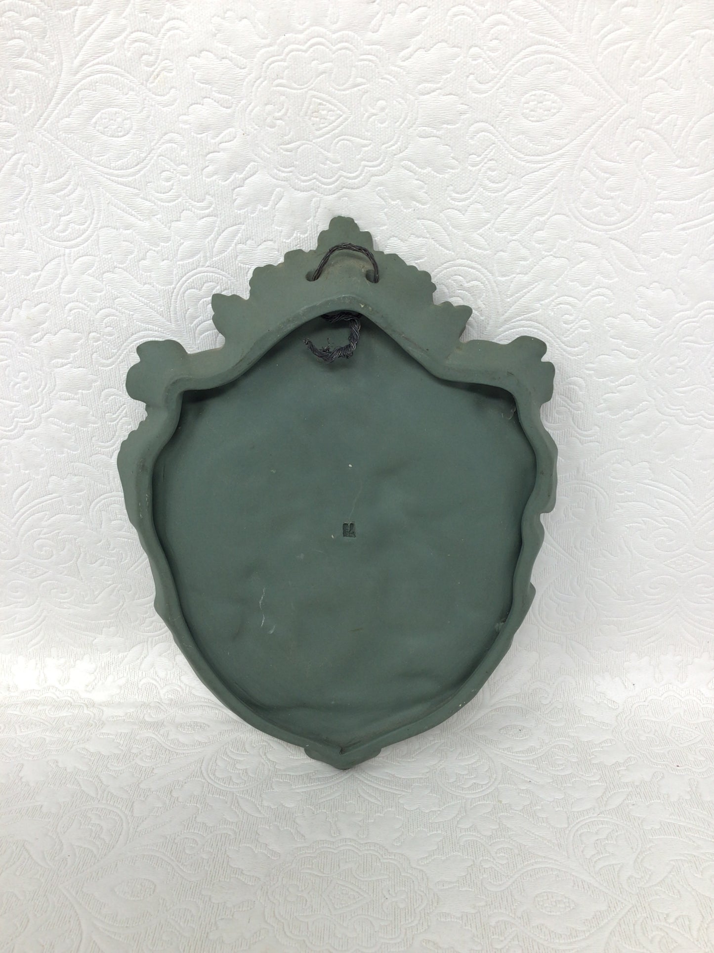 Green Wedgwood Style Wall Plaque