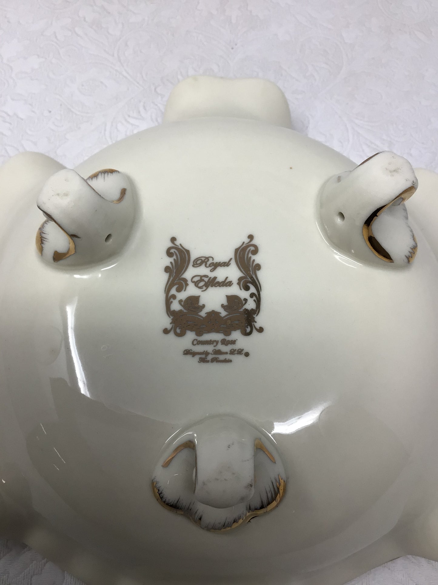 Royal Elfleda Country Rose Footed Bowl
