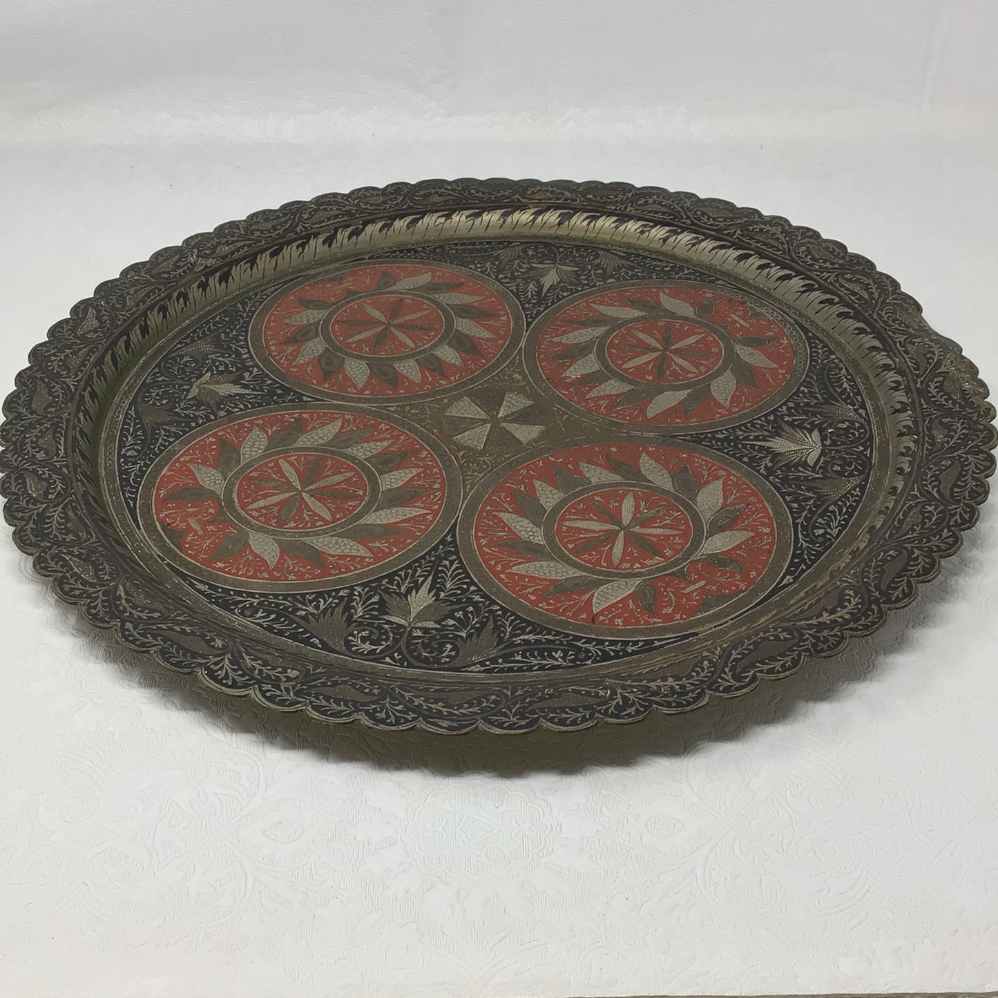 Brass Turkish Etched Plate
