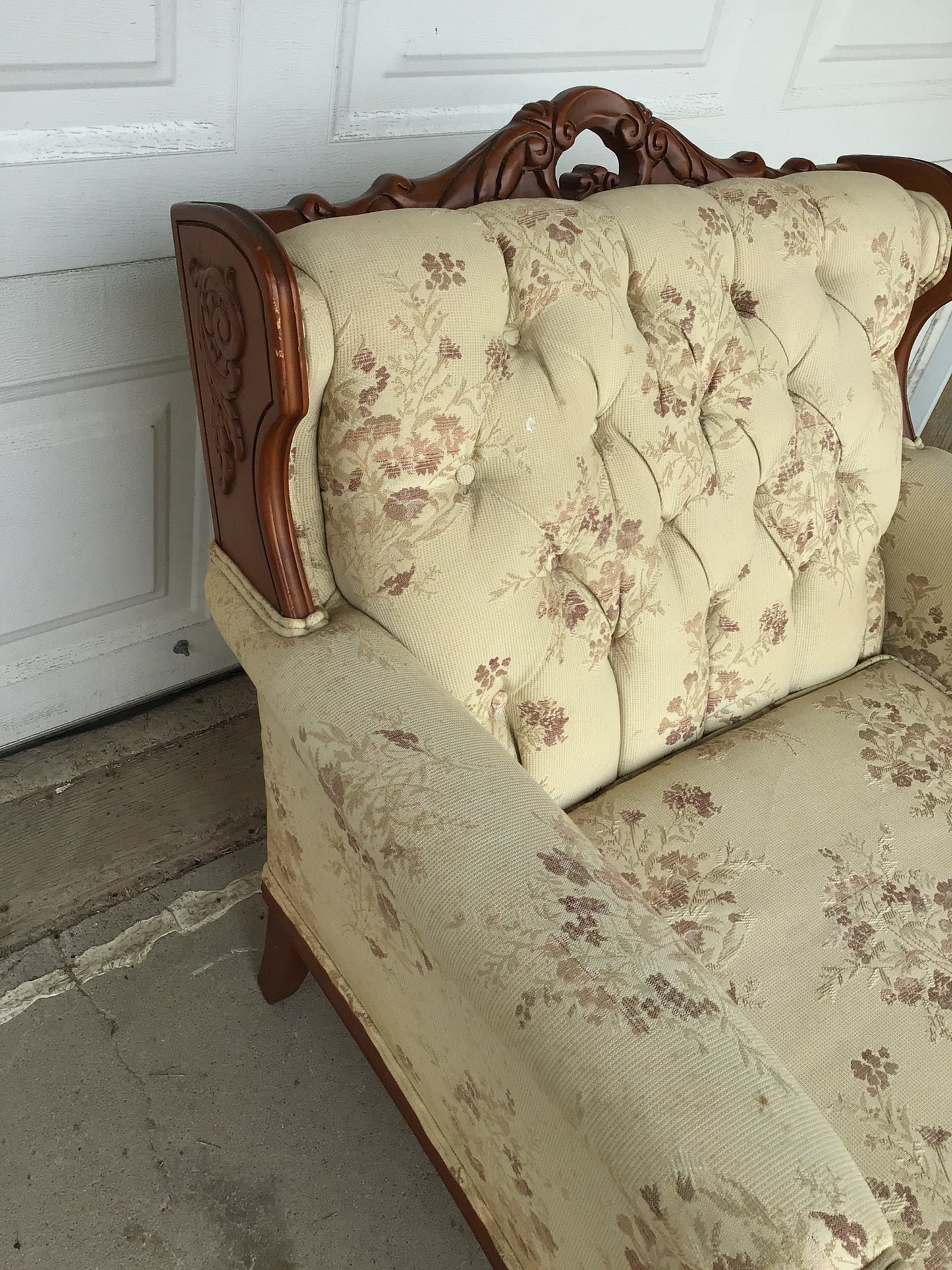 Floral Armchair