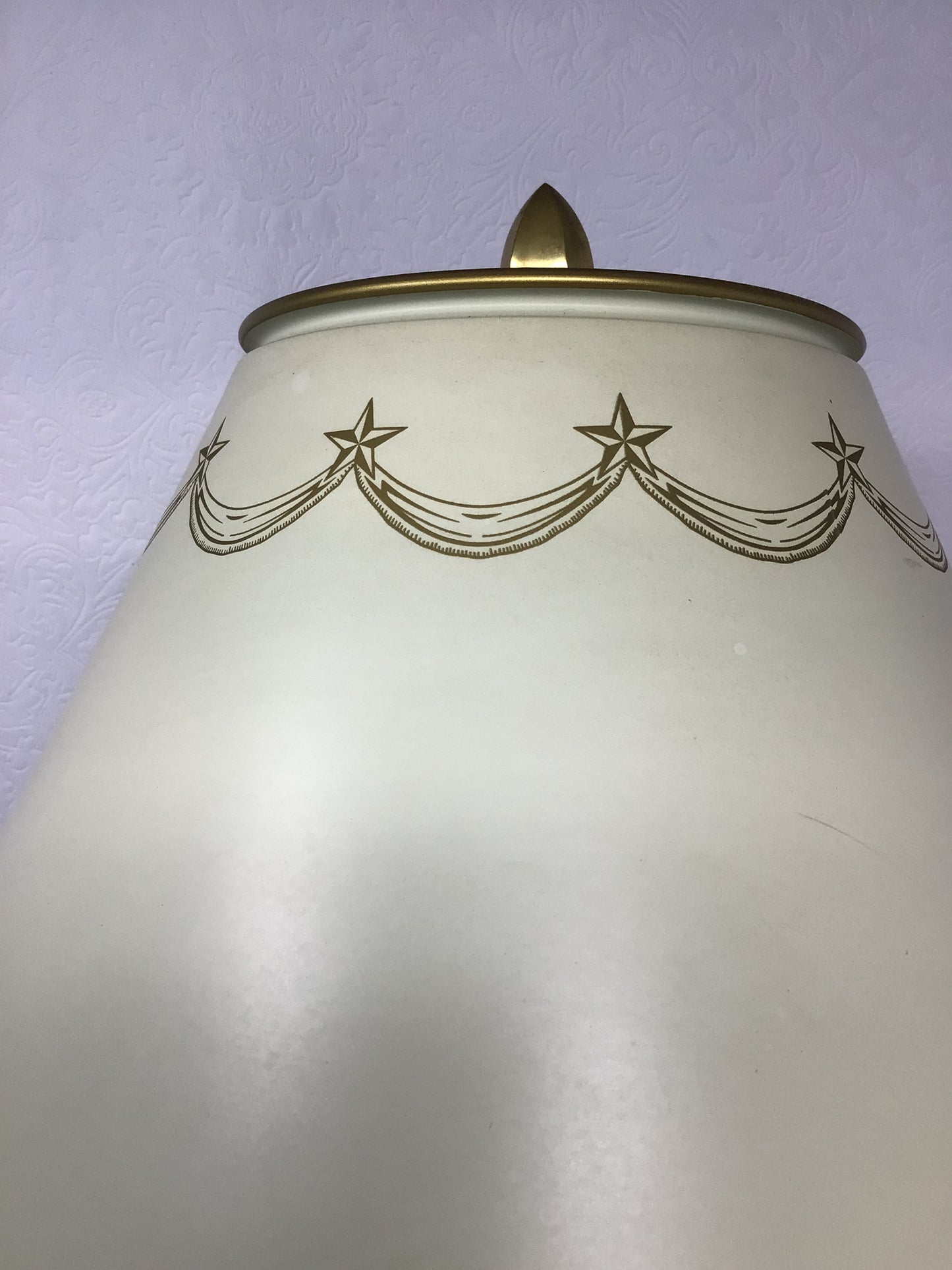 1991 The Bombay Company Brass Star Lamp
