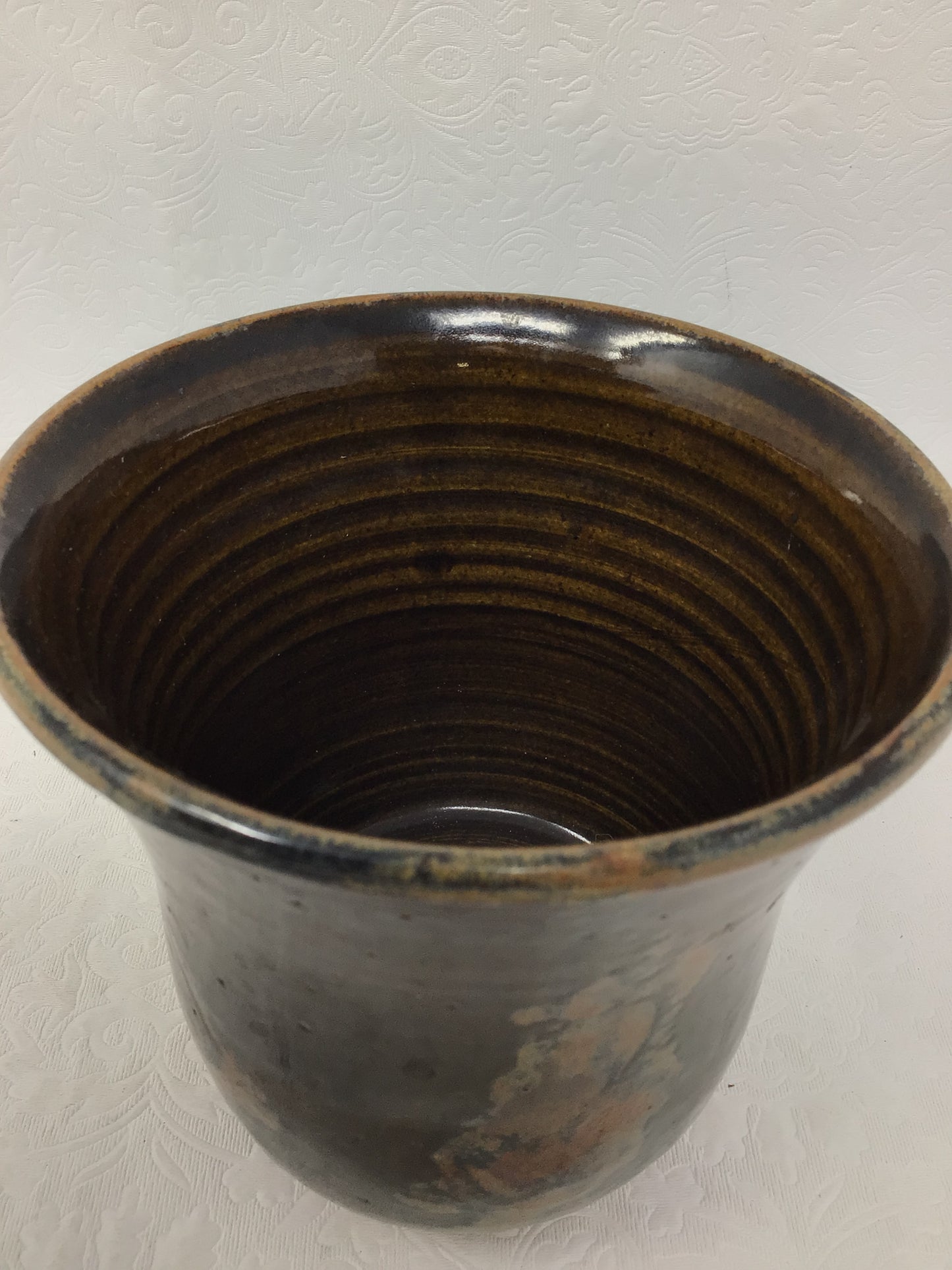 Brown Pottery Vase