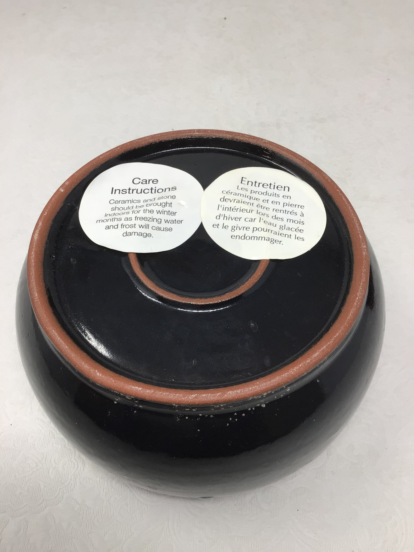 Vintage Two Piece Ceramic Ashtray