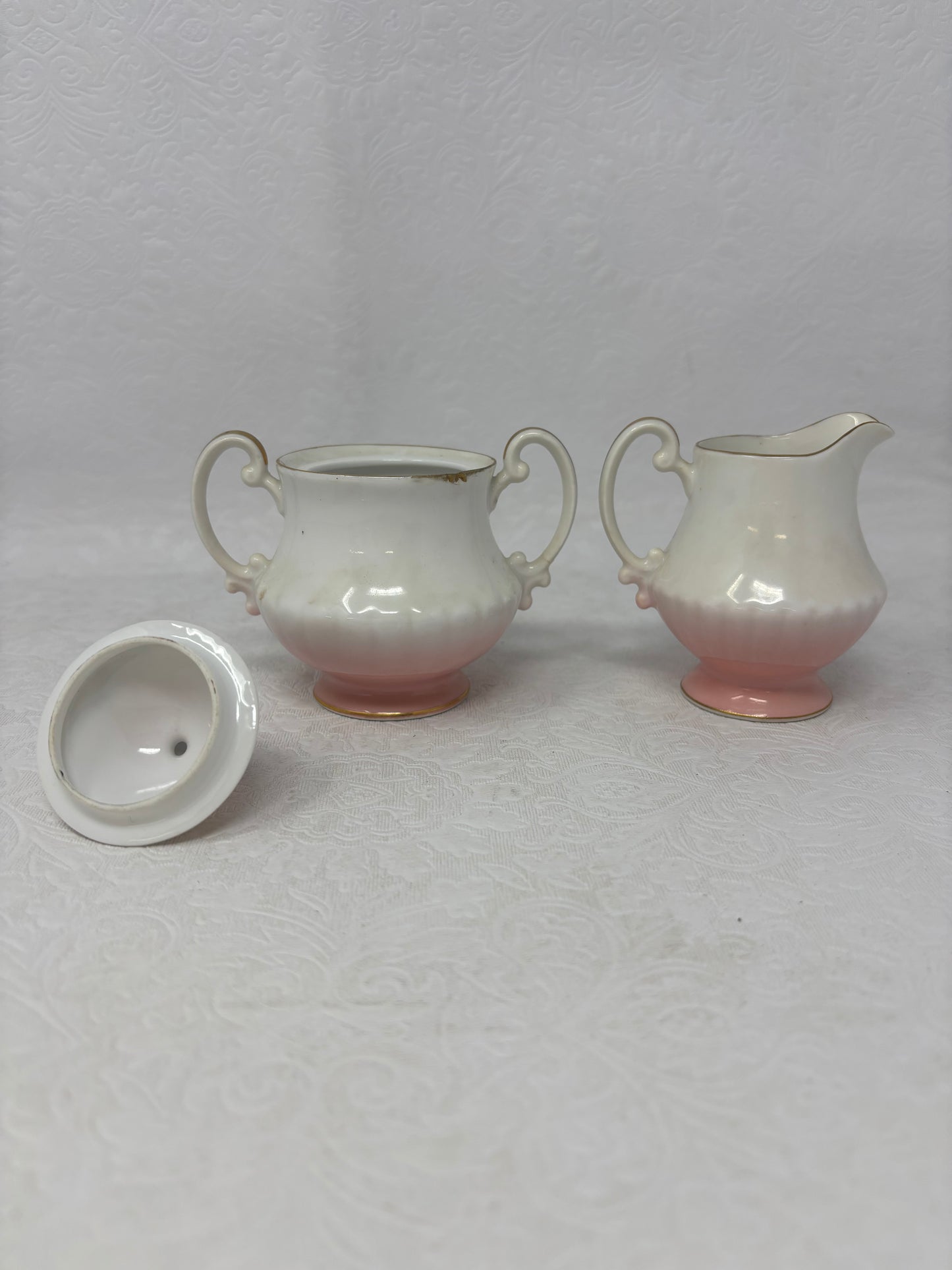 Hand Painted Takiro Japan Miniature Cream & Sugar Set