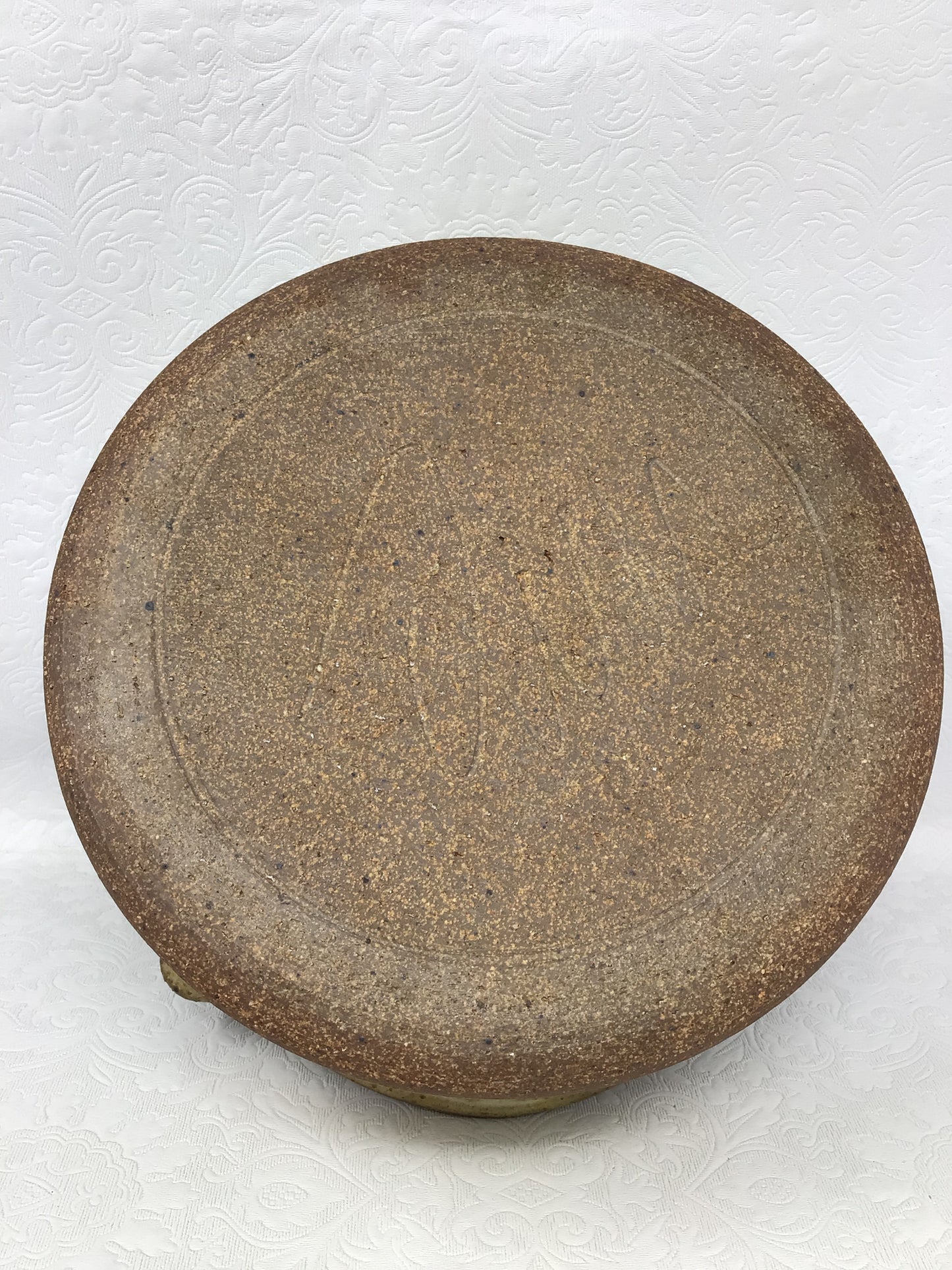 Handmade Ribbed Pottery Bowl