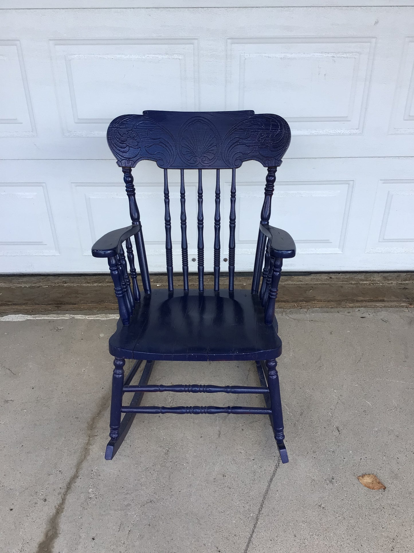 Blue Rocking Chair