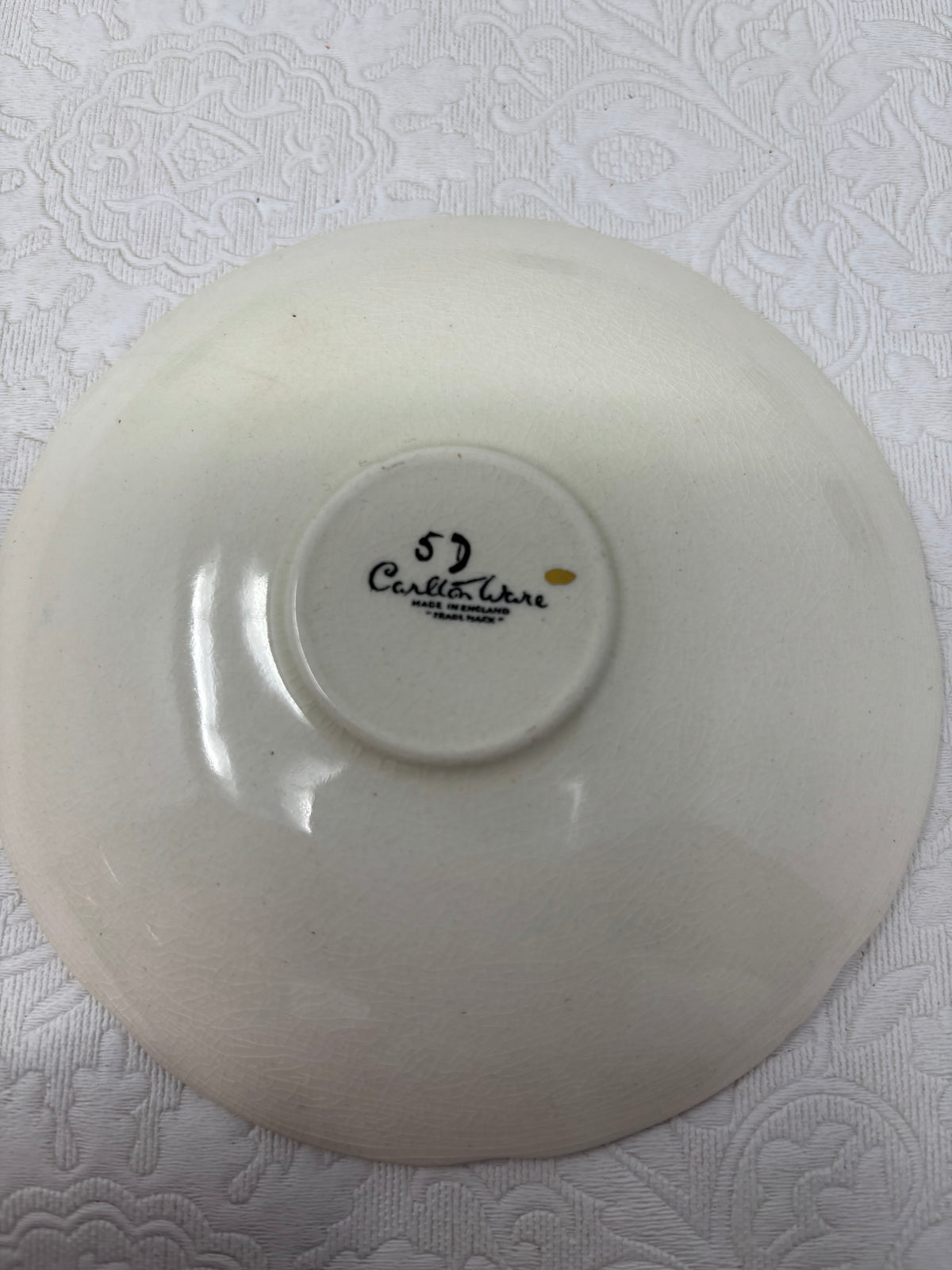 Vintage Carlton Ware "Vert Royale" Set of 4 Teacups