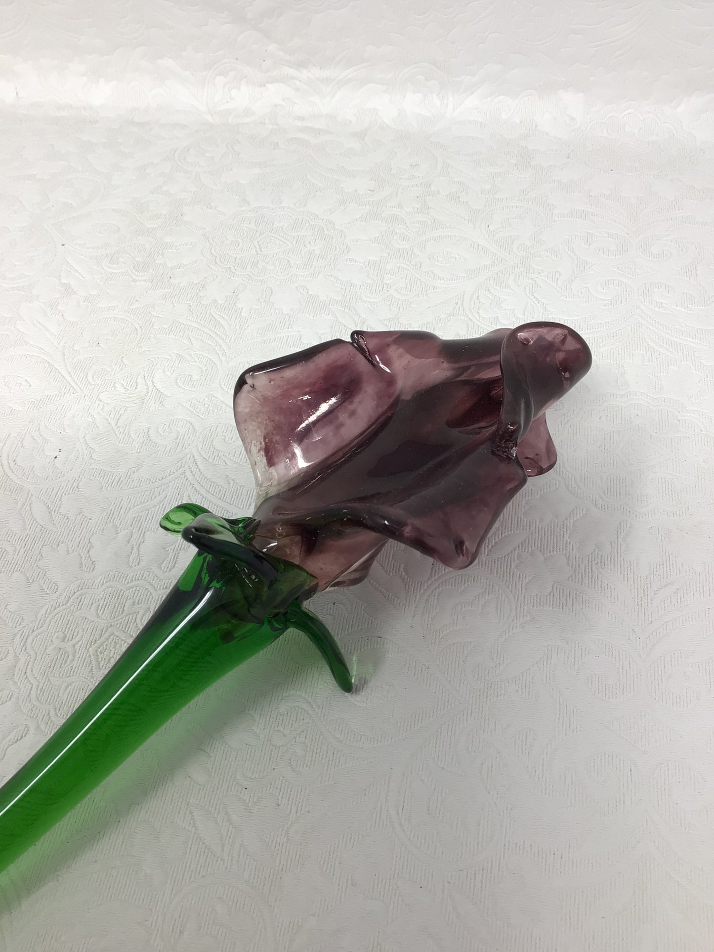 Hand Blown Glass Flower