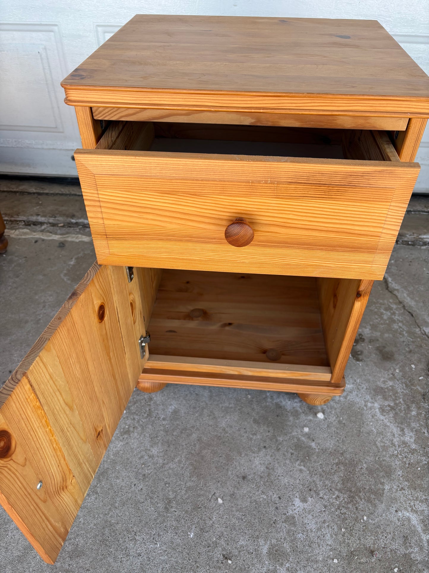 Pine Bedside Table