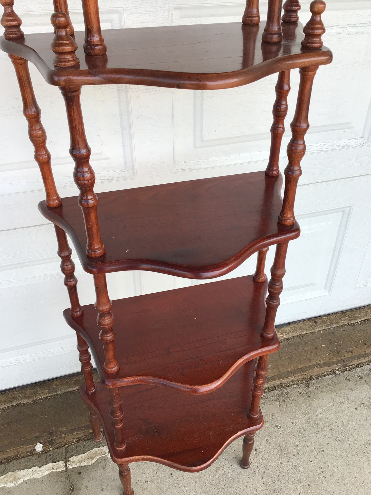 Vintage 5 Tier Wooden Stand