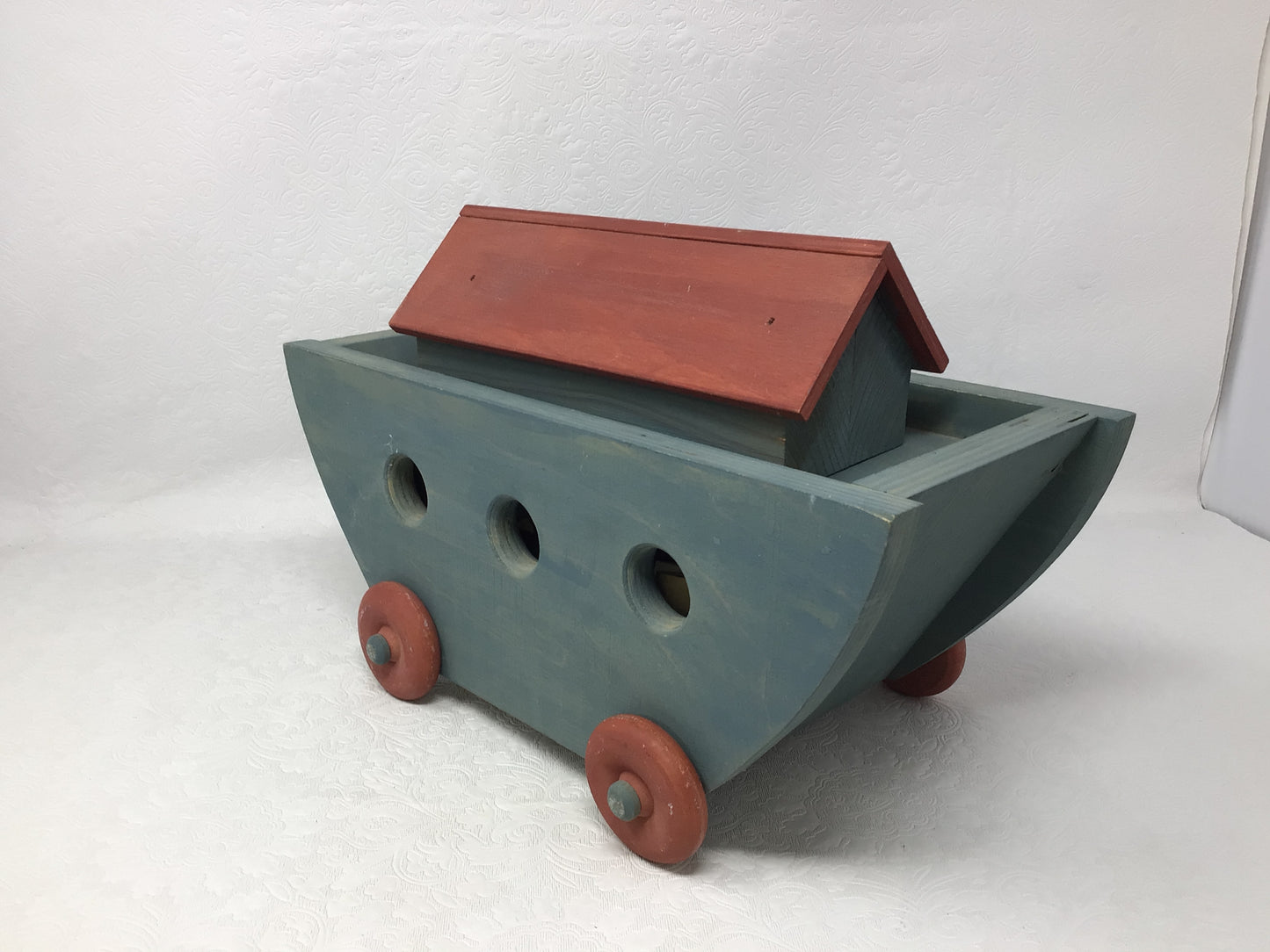 Handmade Wooden Noah’s Ark Toy
