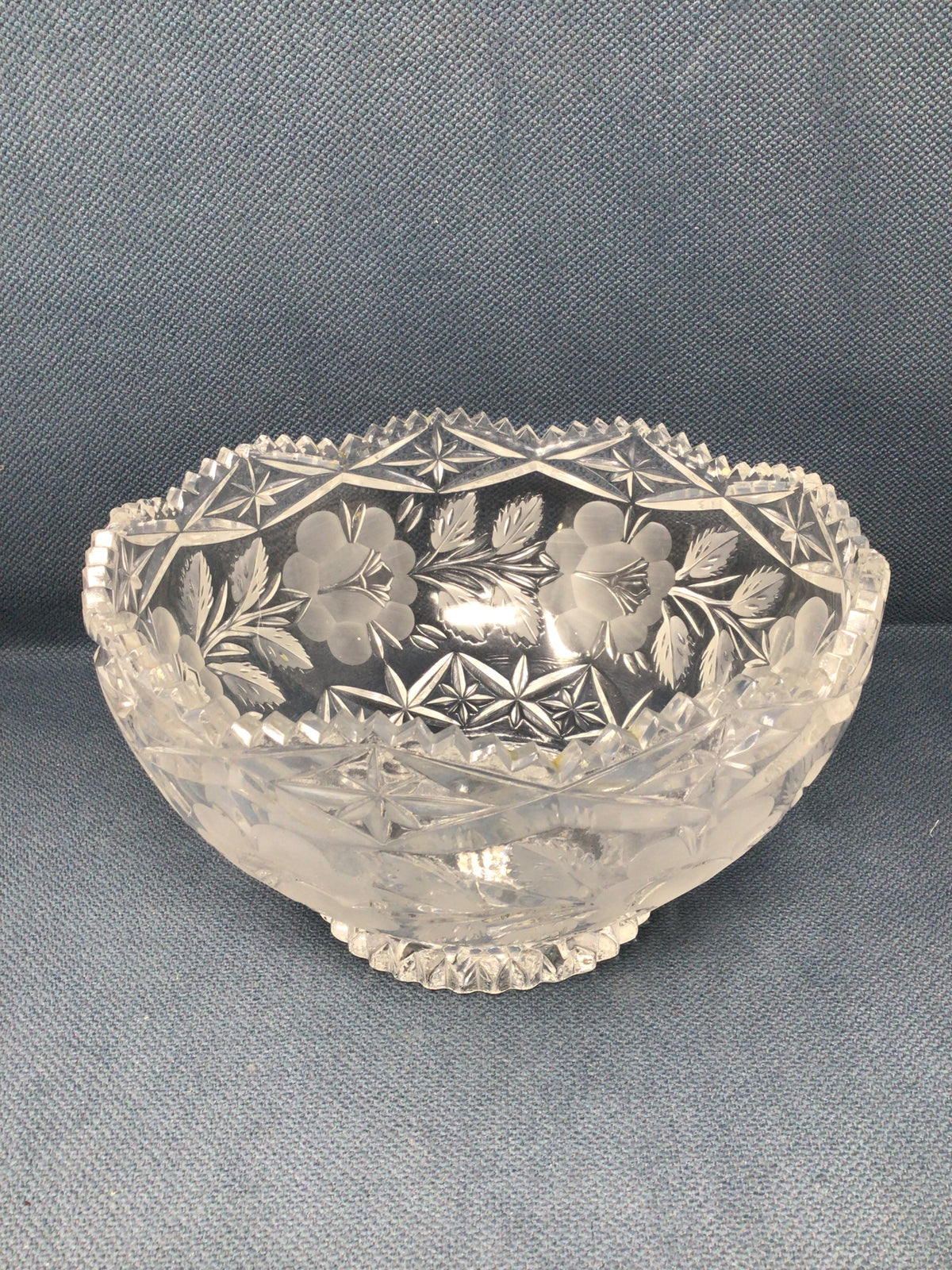 Crystal Floral Design Bowl