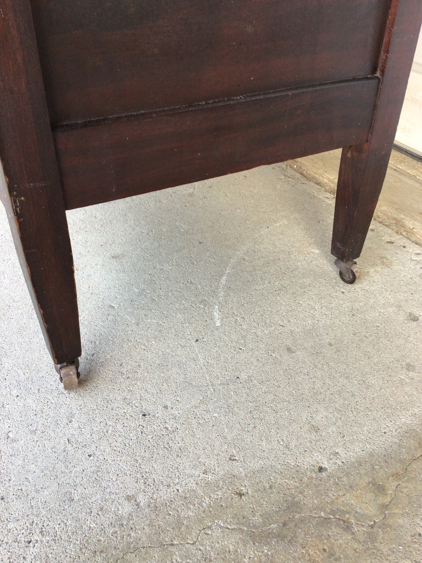 Vintage Highboy Dresser with Mirror