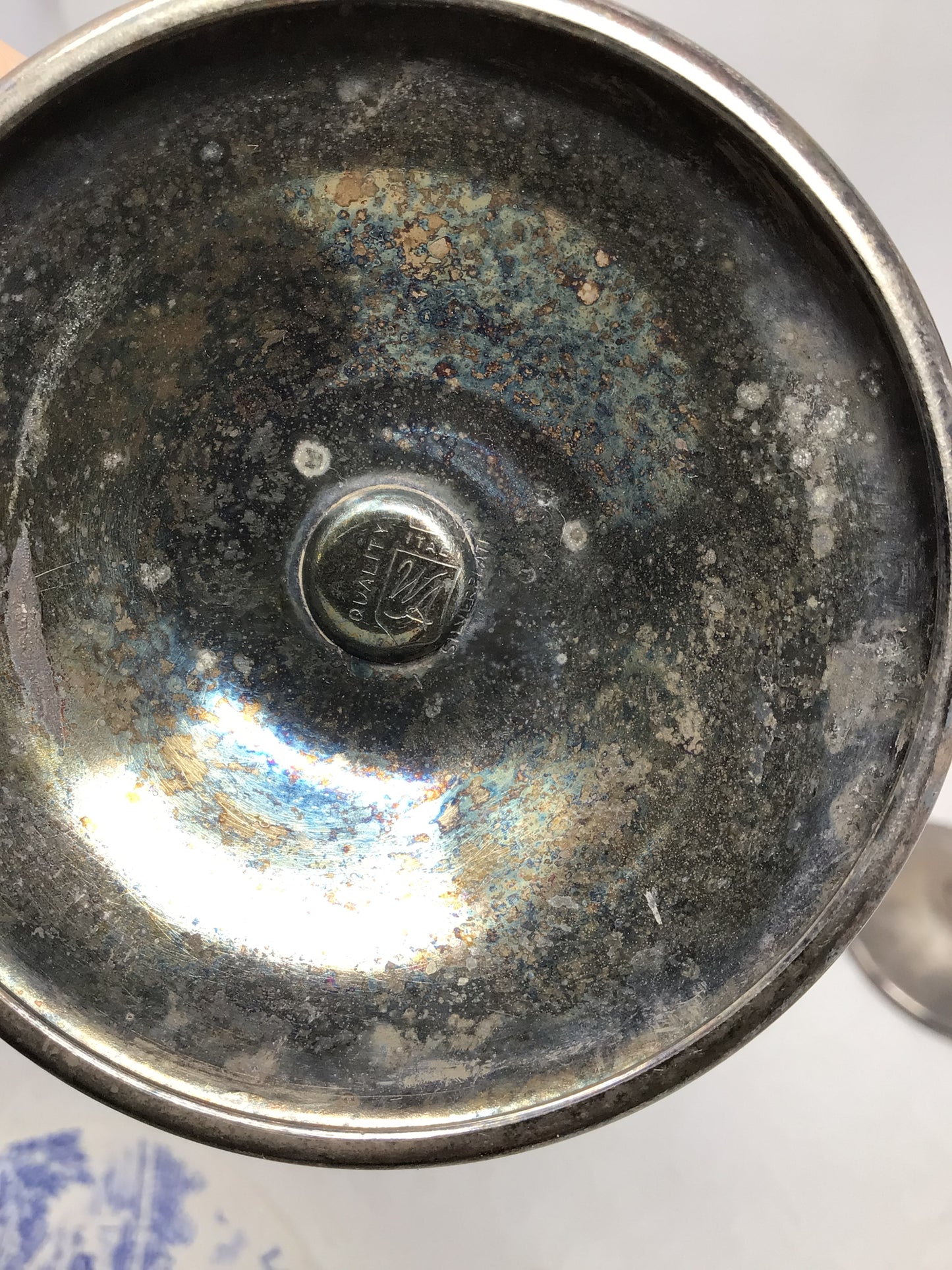 William Adams Silver Plated Candle Holders