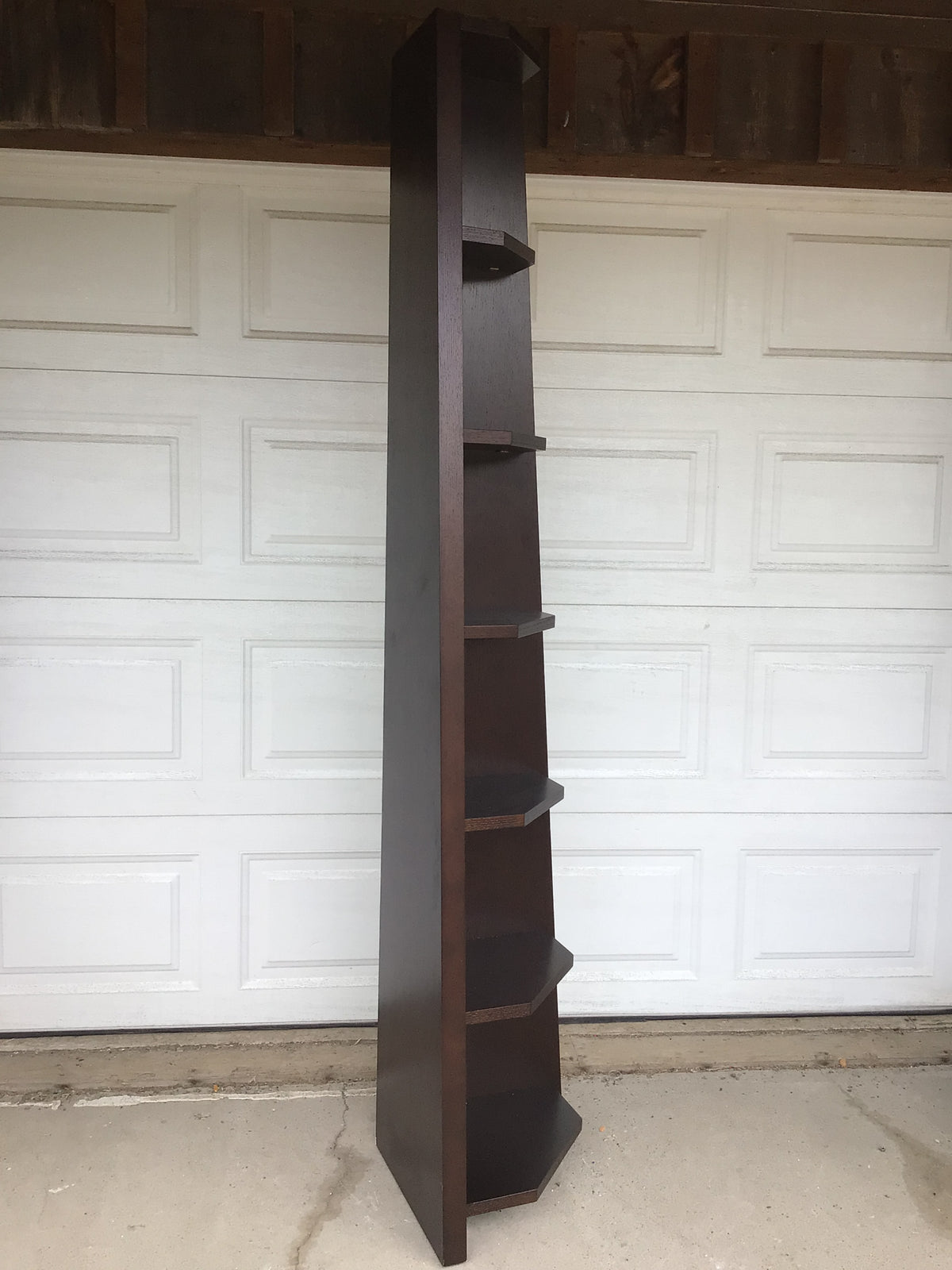 Tall Corner Bookshelf
