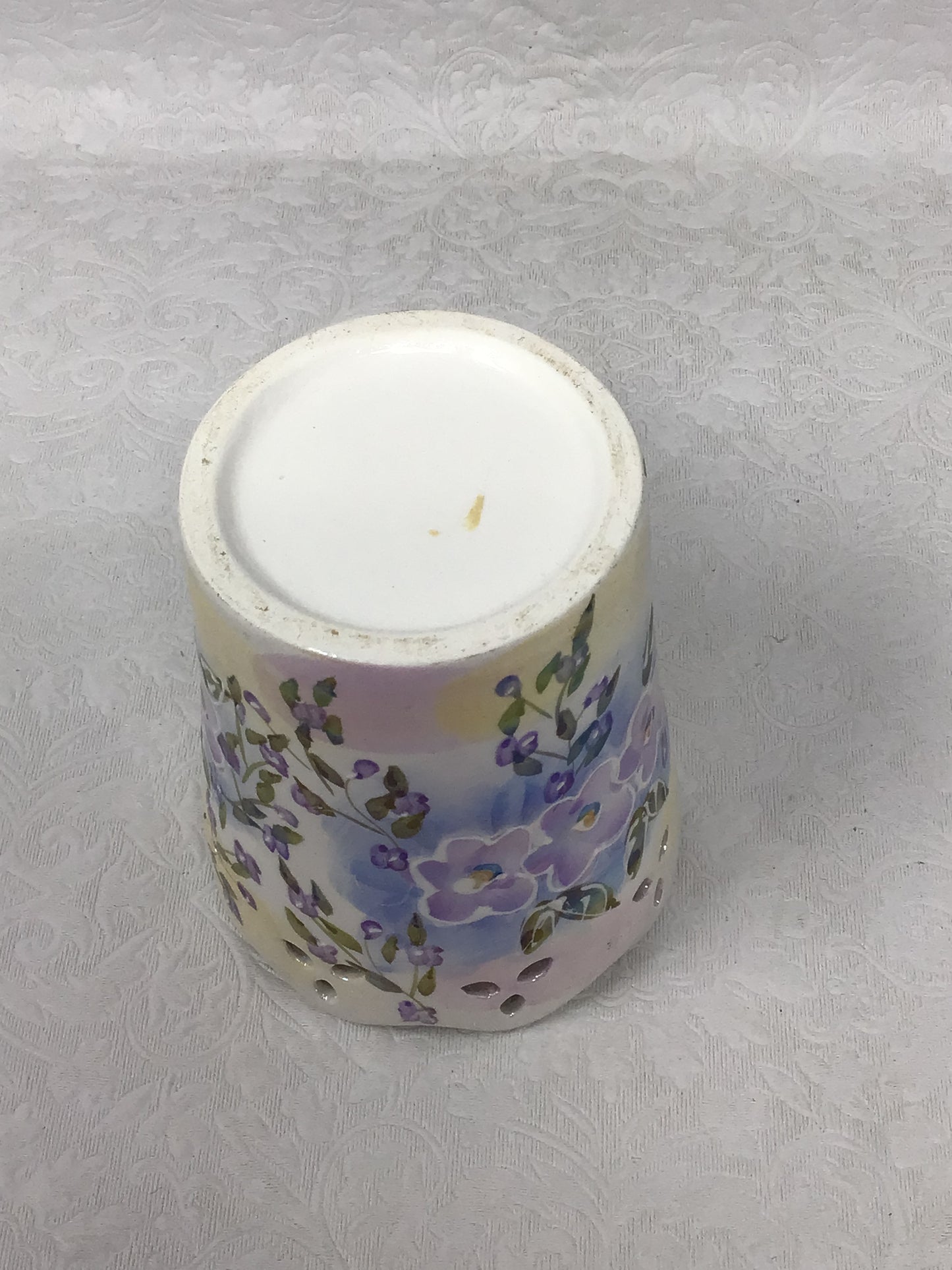 Purple Floral Small Vase