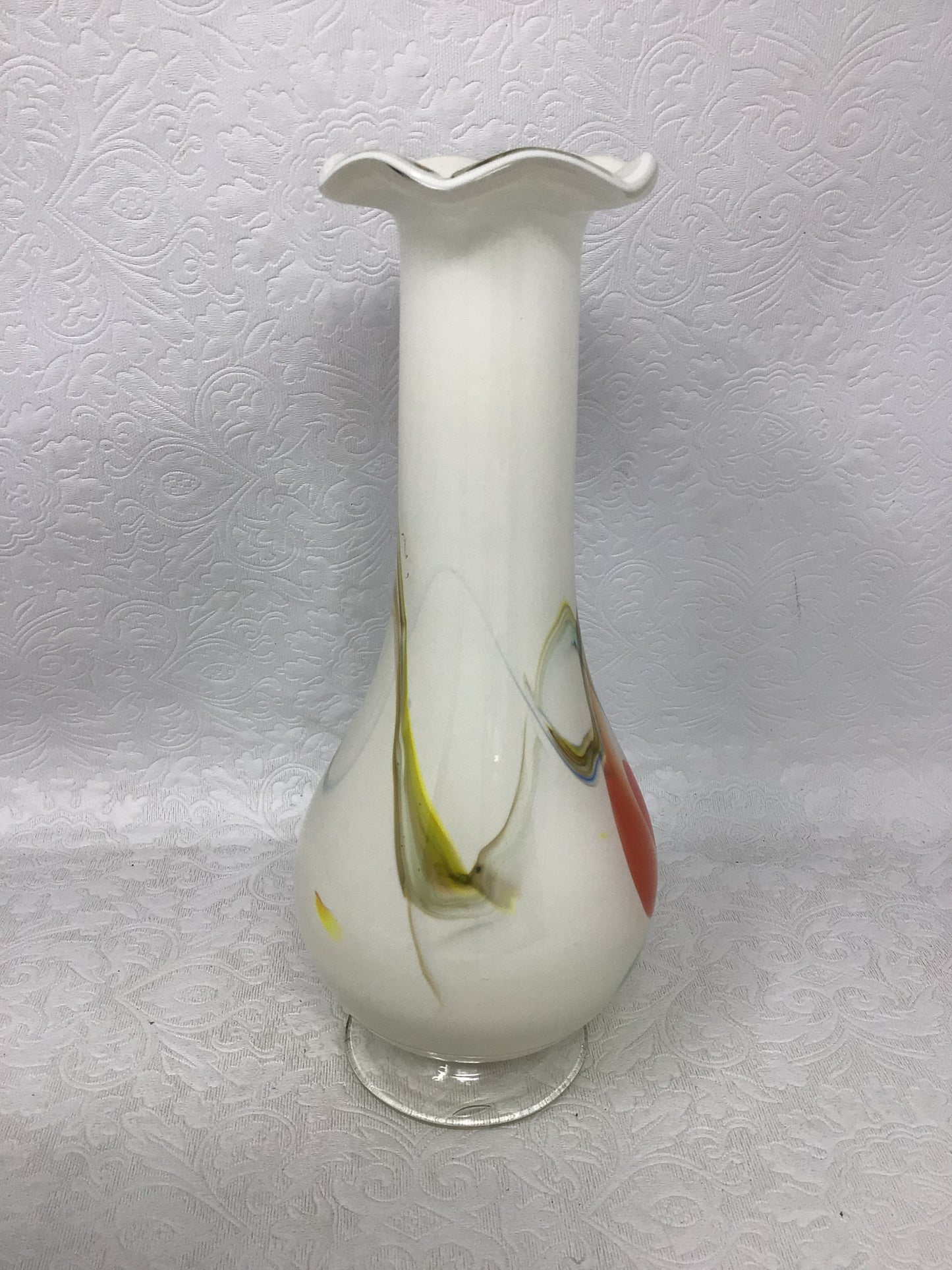 Vintage Multicolour Glass Vase