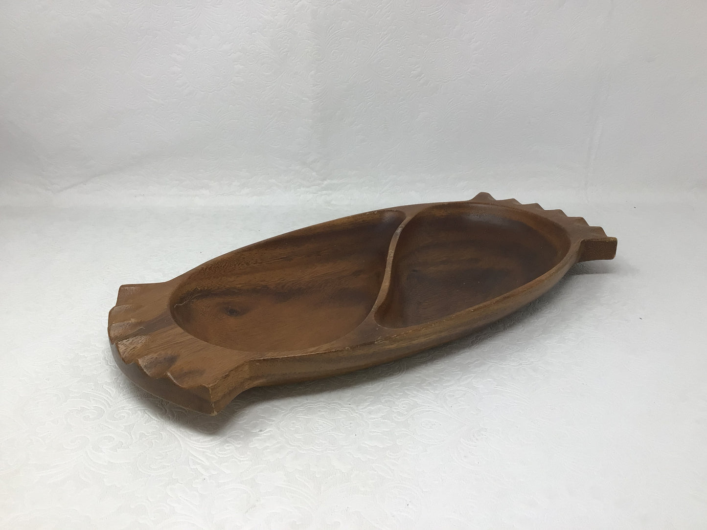 Leilani Tropical Monkey-Pod Wood Sectioned Serving Dish