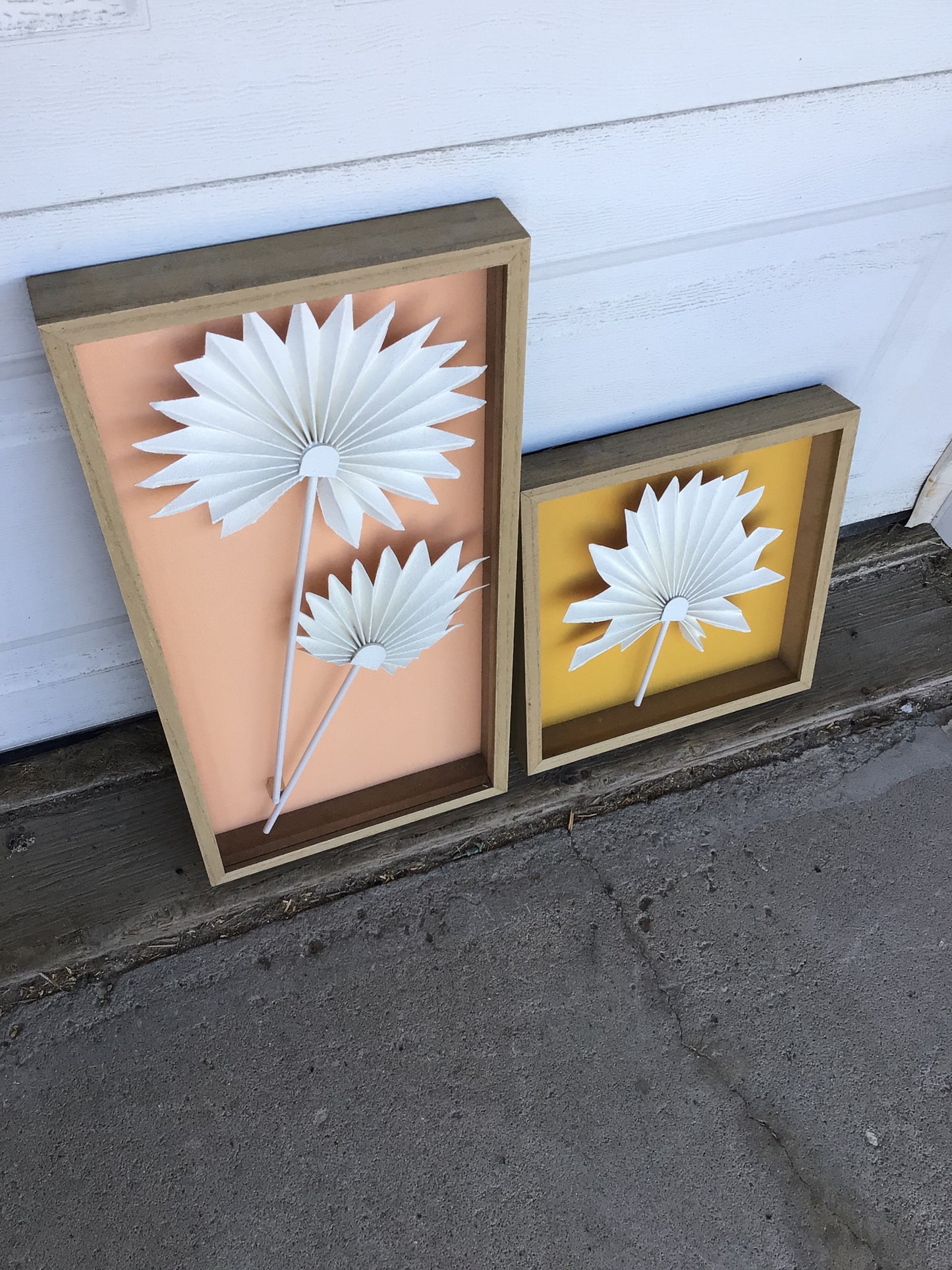 Set of 2 Shadow Box Art Pieces