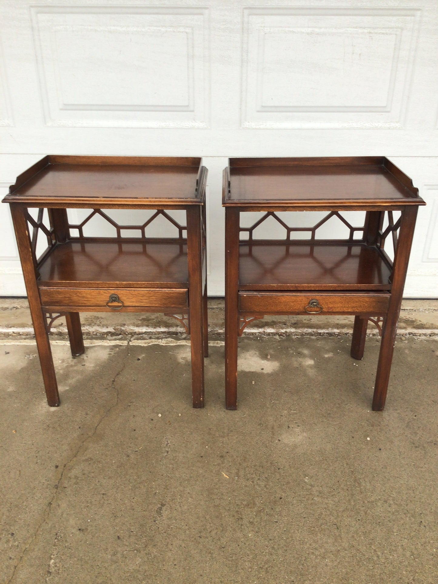 Vintage Early Mid Century Nightstand