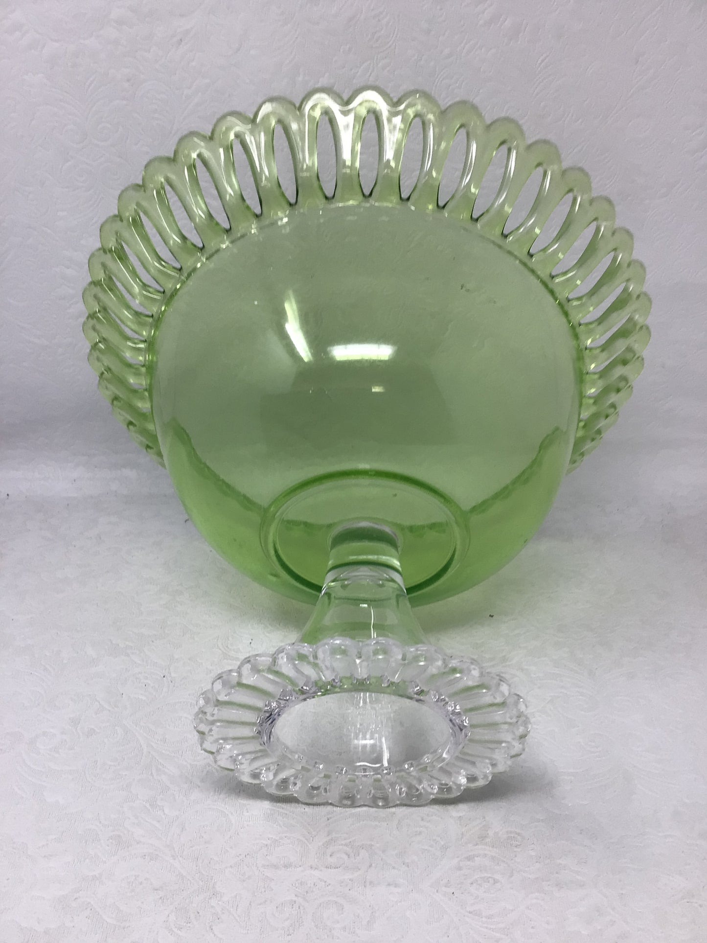 Green Glass Uranium Bowl