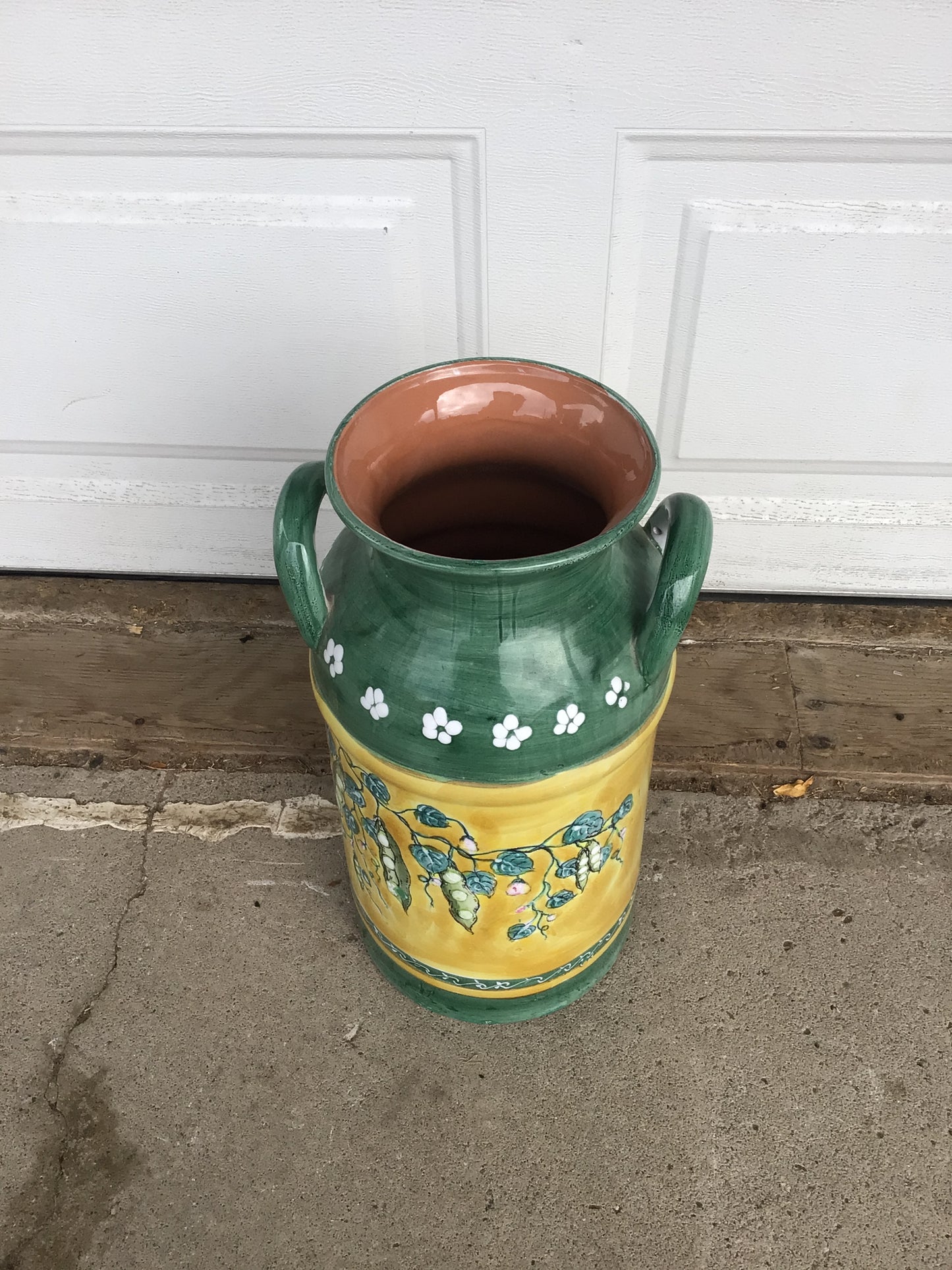 Spring Clay Pot