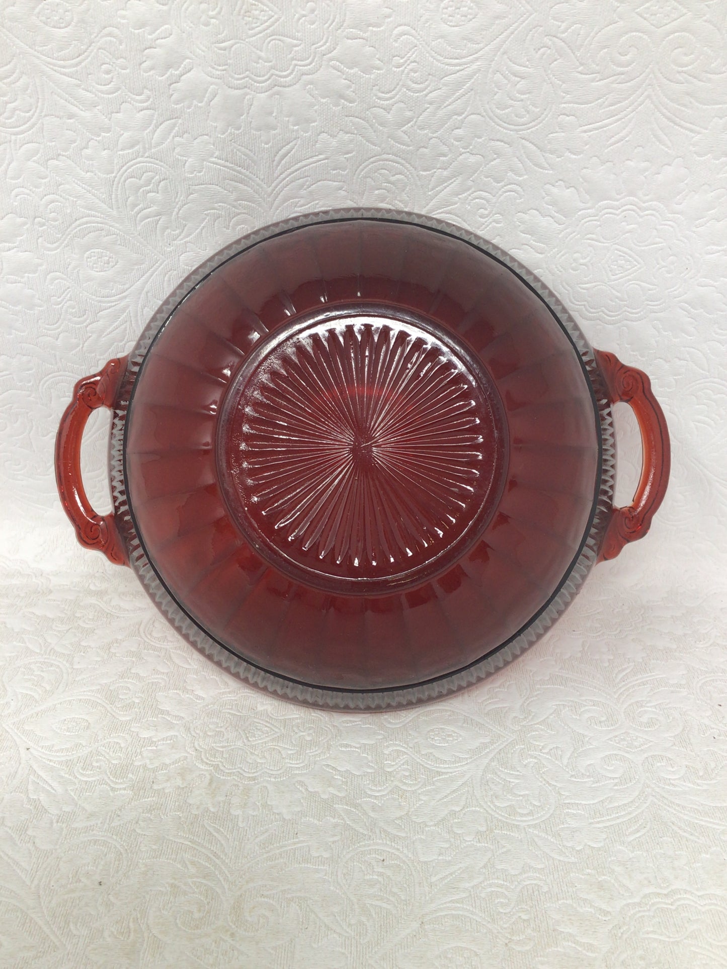 Vintage Anchor Hocking Royal Ruby Red Glass Bowl