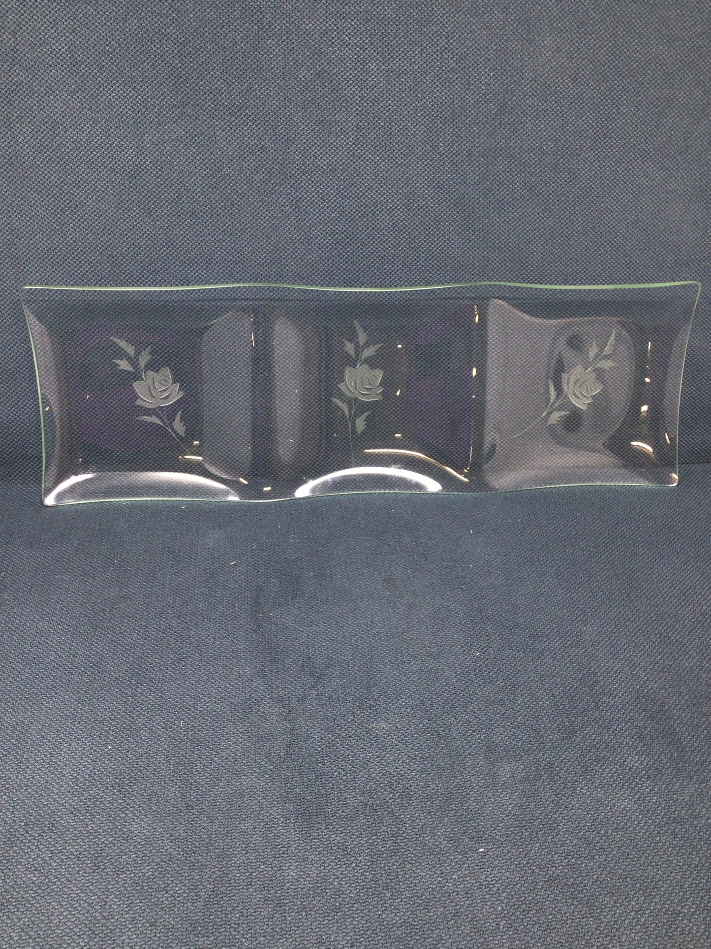 Rose Glass Tray