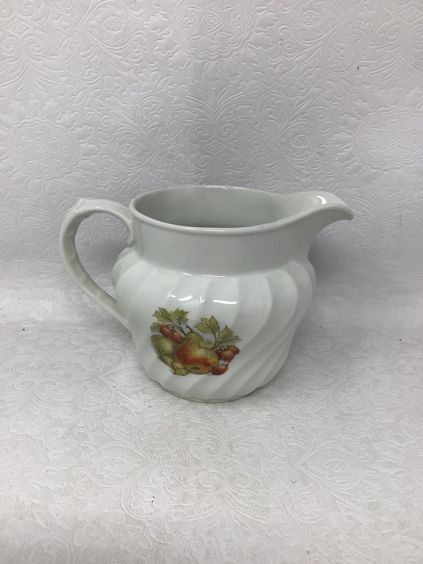 Burleigh Ware Harvest Fruits Pitcher