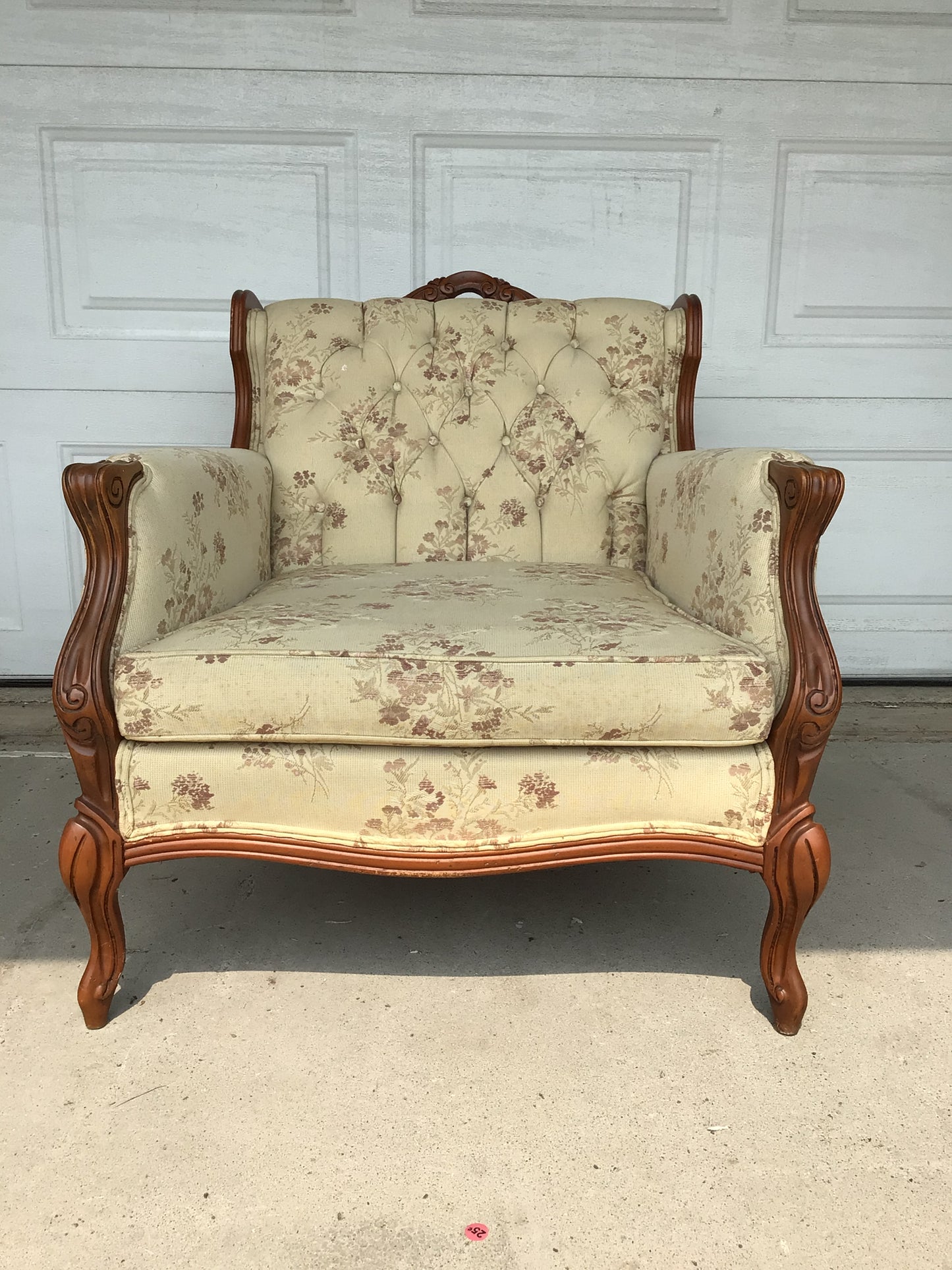 Floral Armchair