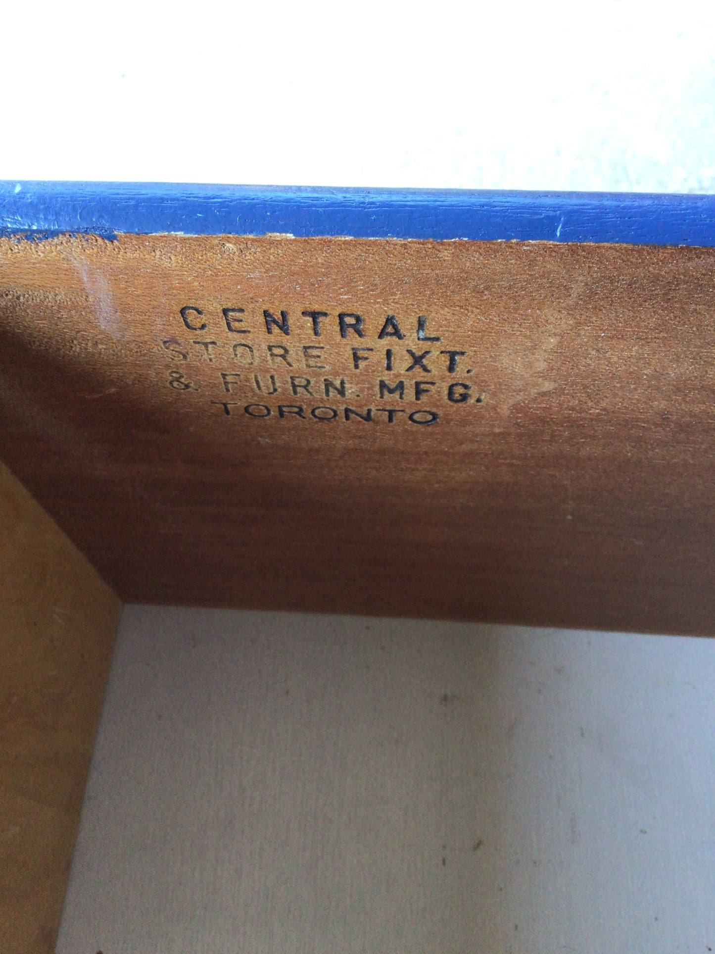 Dark Blue Side Table