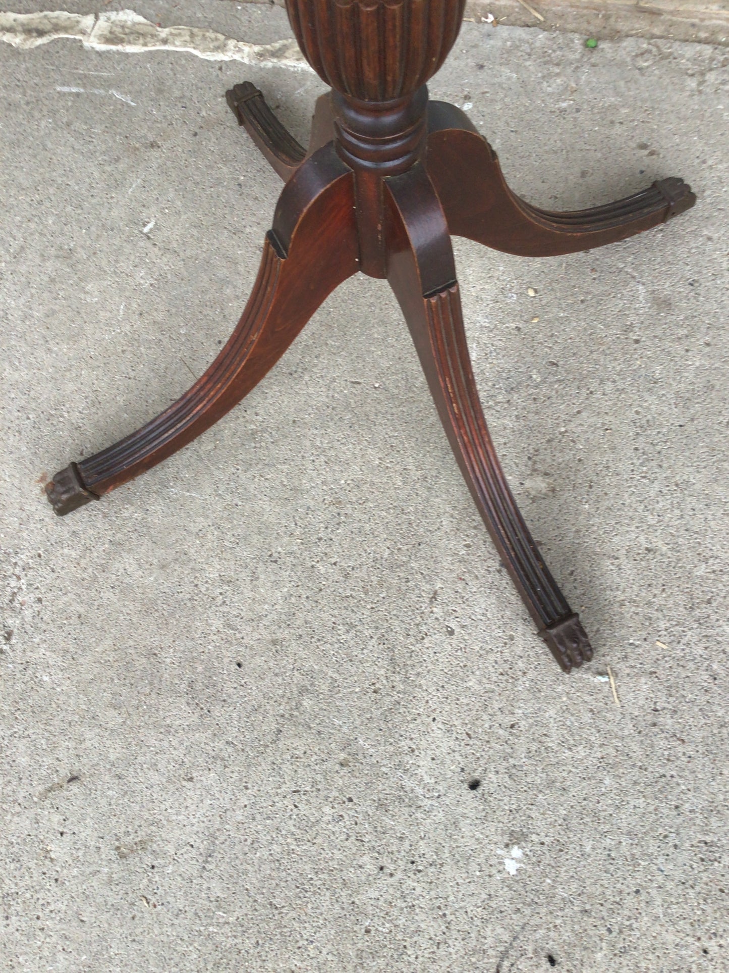 Antique Pie Crust Side Table