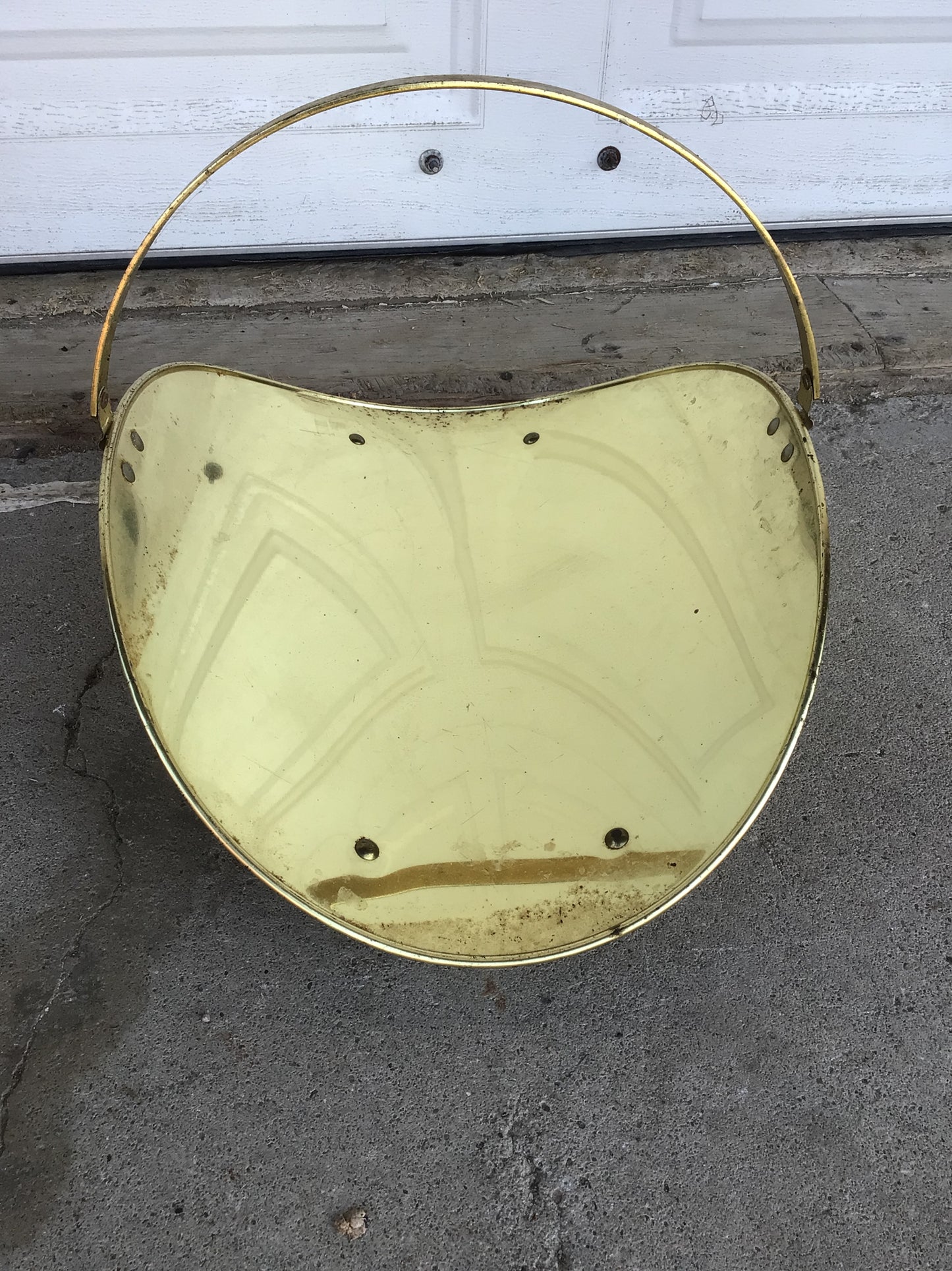 Metal Brass Like Fire Wood Log Holder