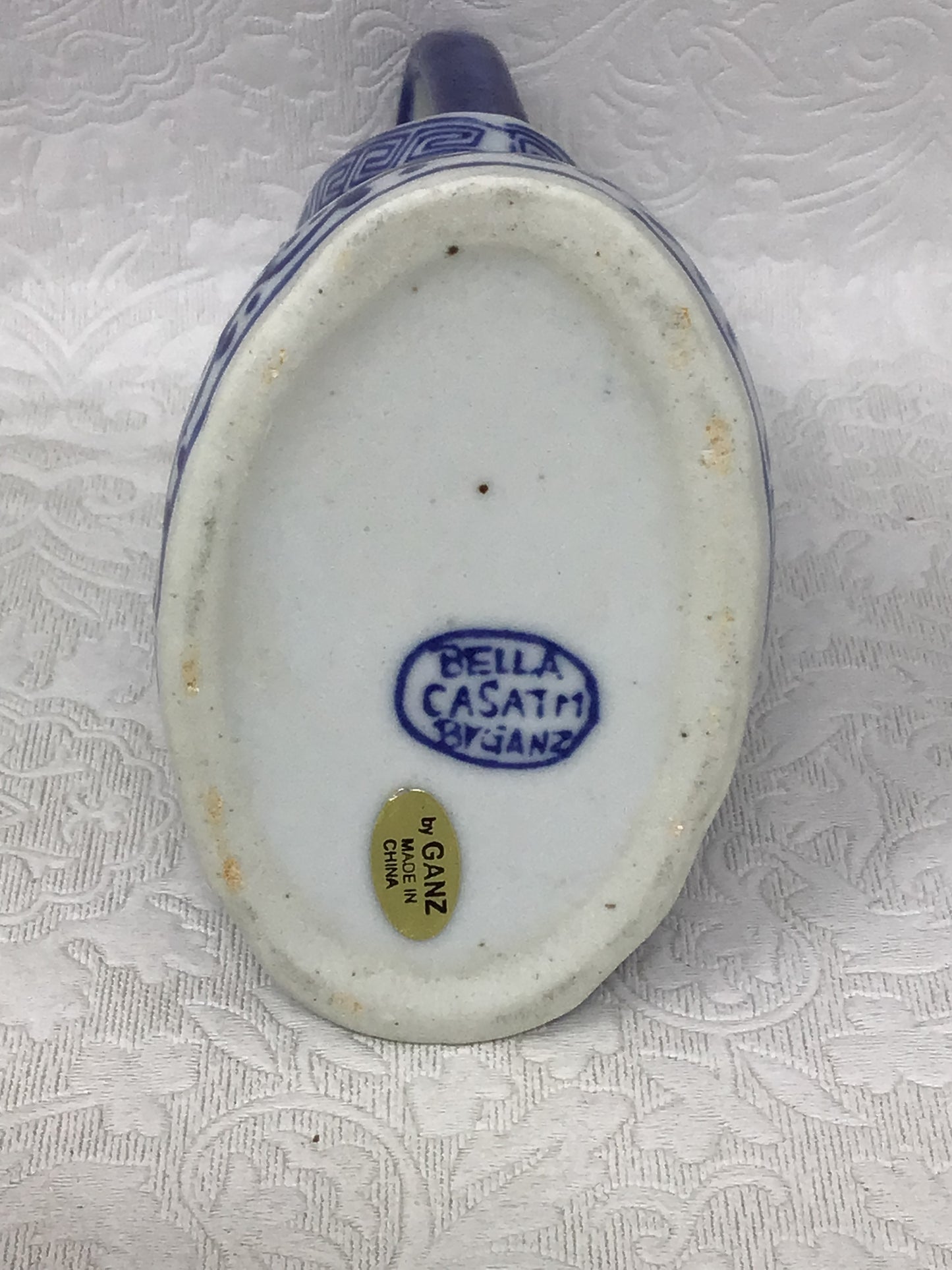 Vintage Bella Casa by Ganz Ceramic Small Purse Vase