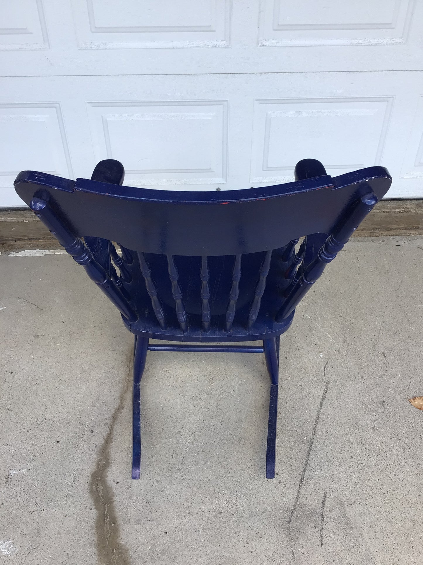 Blue Rocking Chair