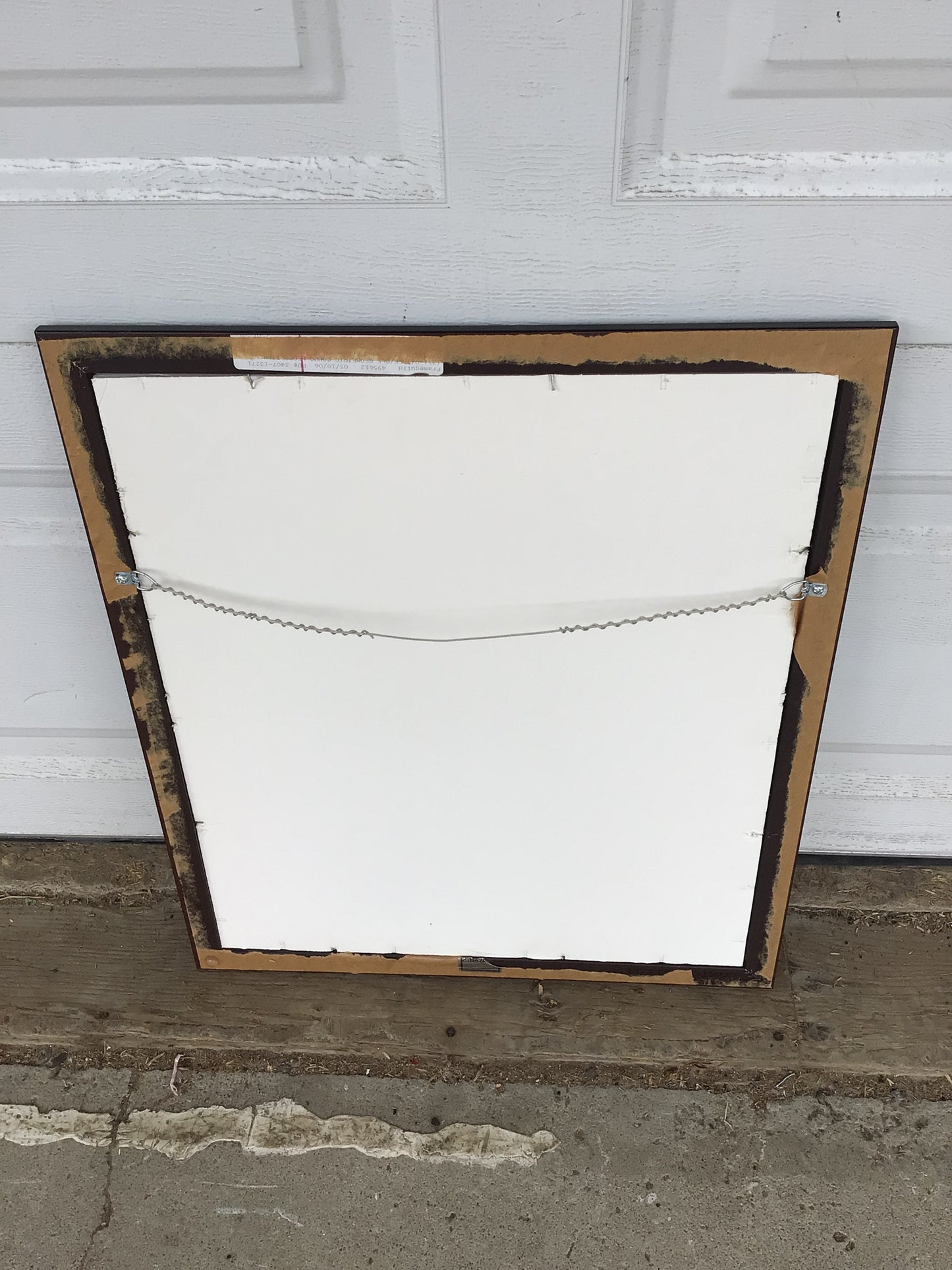 “His Bathroom” Print with Frame