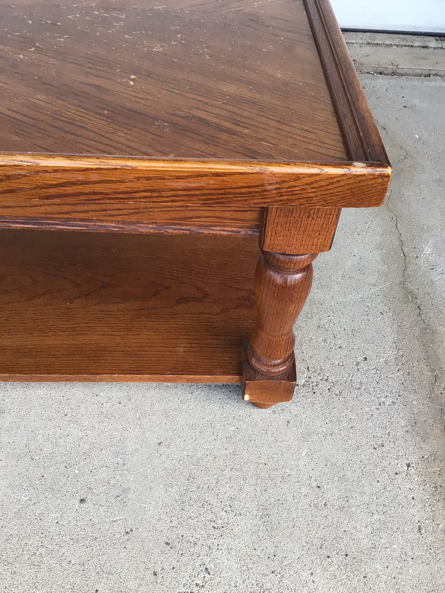 Rustic Two Tier Coffee Table