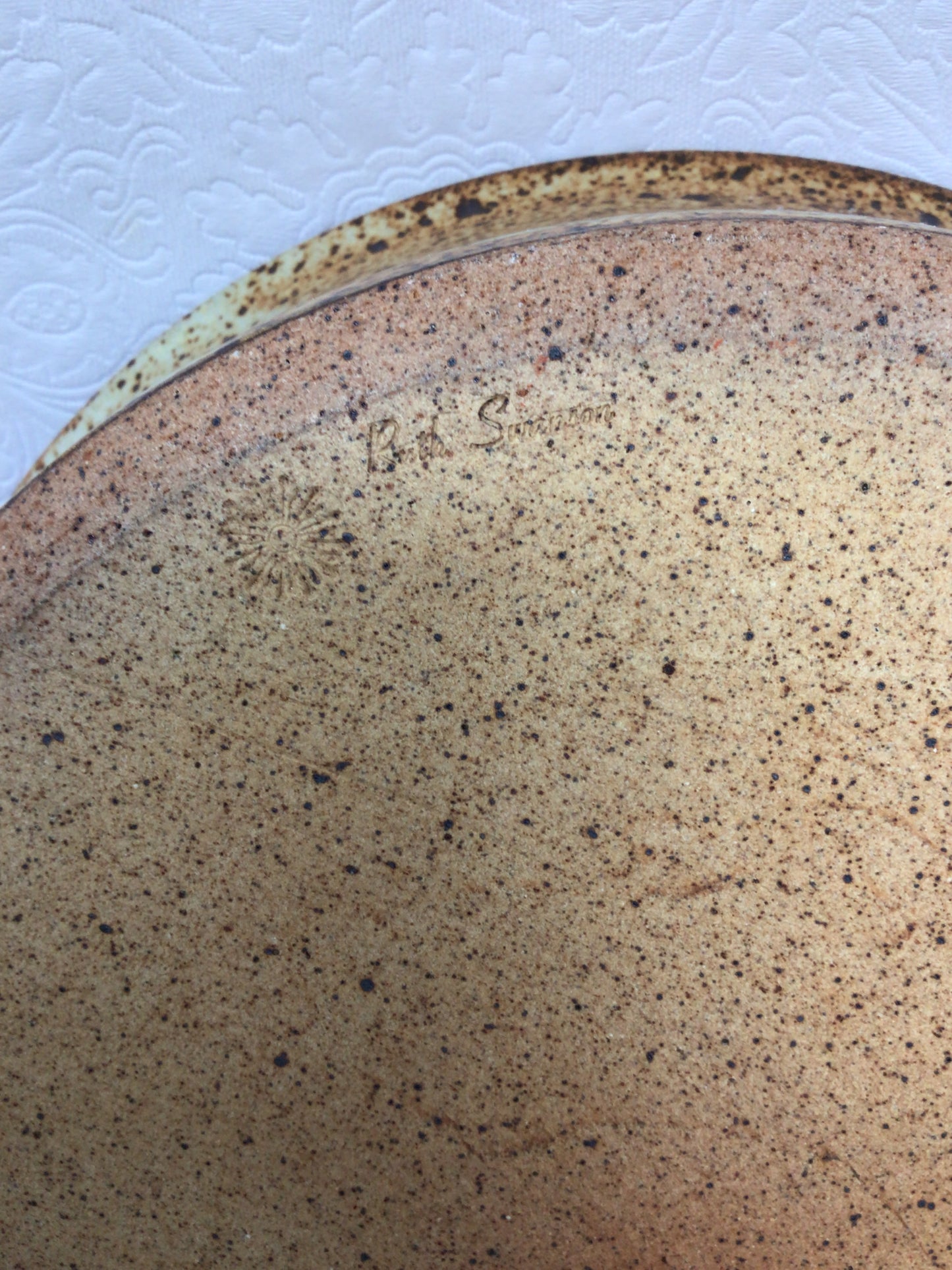 “Ruth Swanson Sunspot Pottery” Speckled Dish