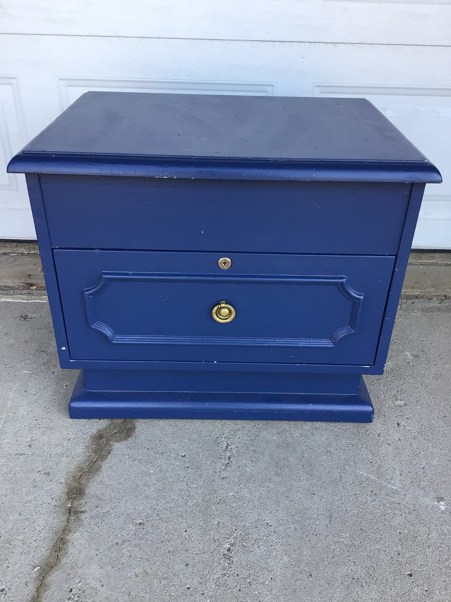 Dark Blue Side Table