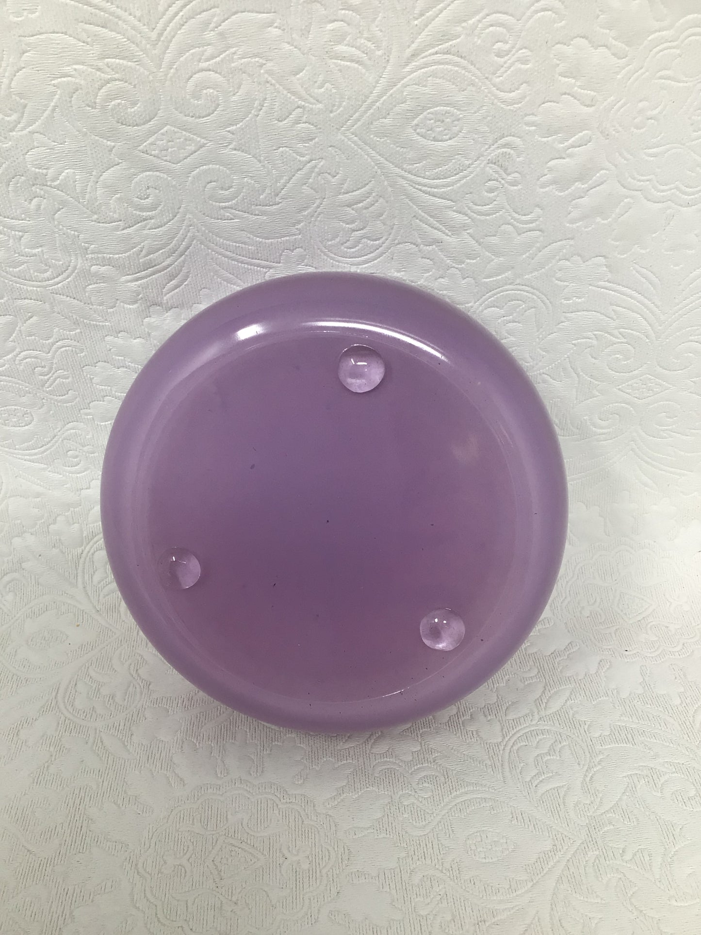 Cambridge Glass Heliotrope Purple Console Bowl