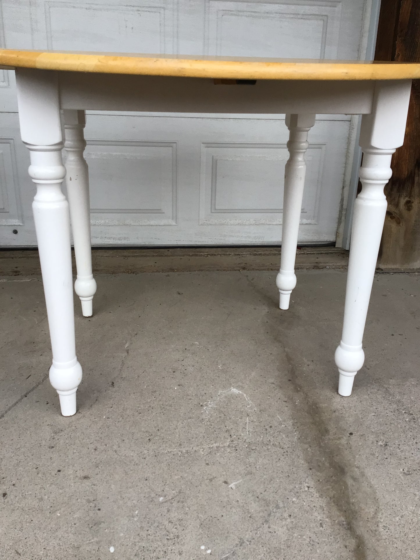 Drop Leaf Wood Dining Table