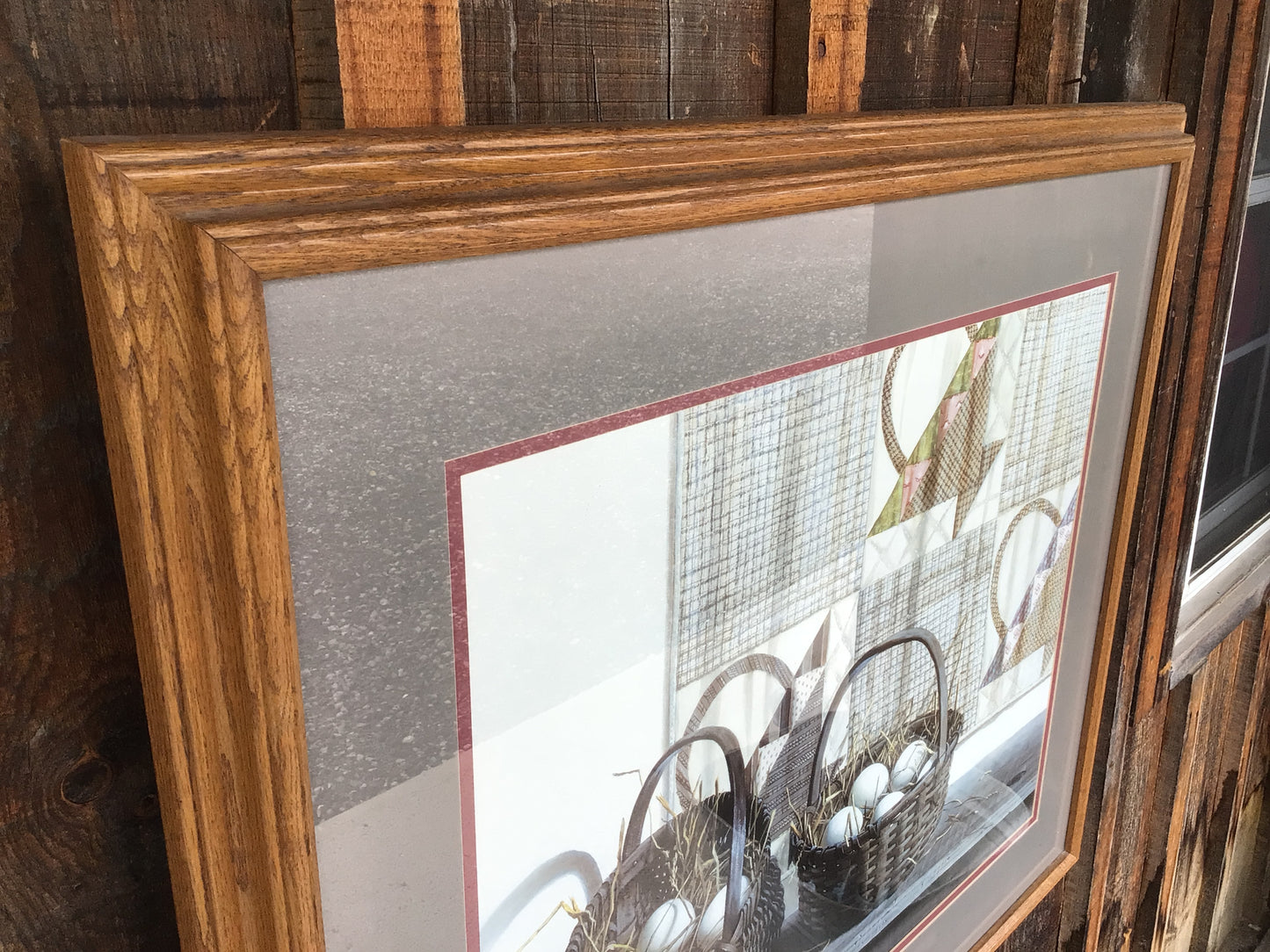 “Don’t Put All Your Eggs In One Basket” - Framed Art Piece