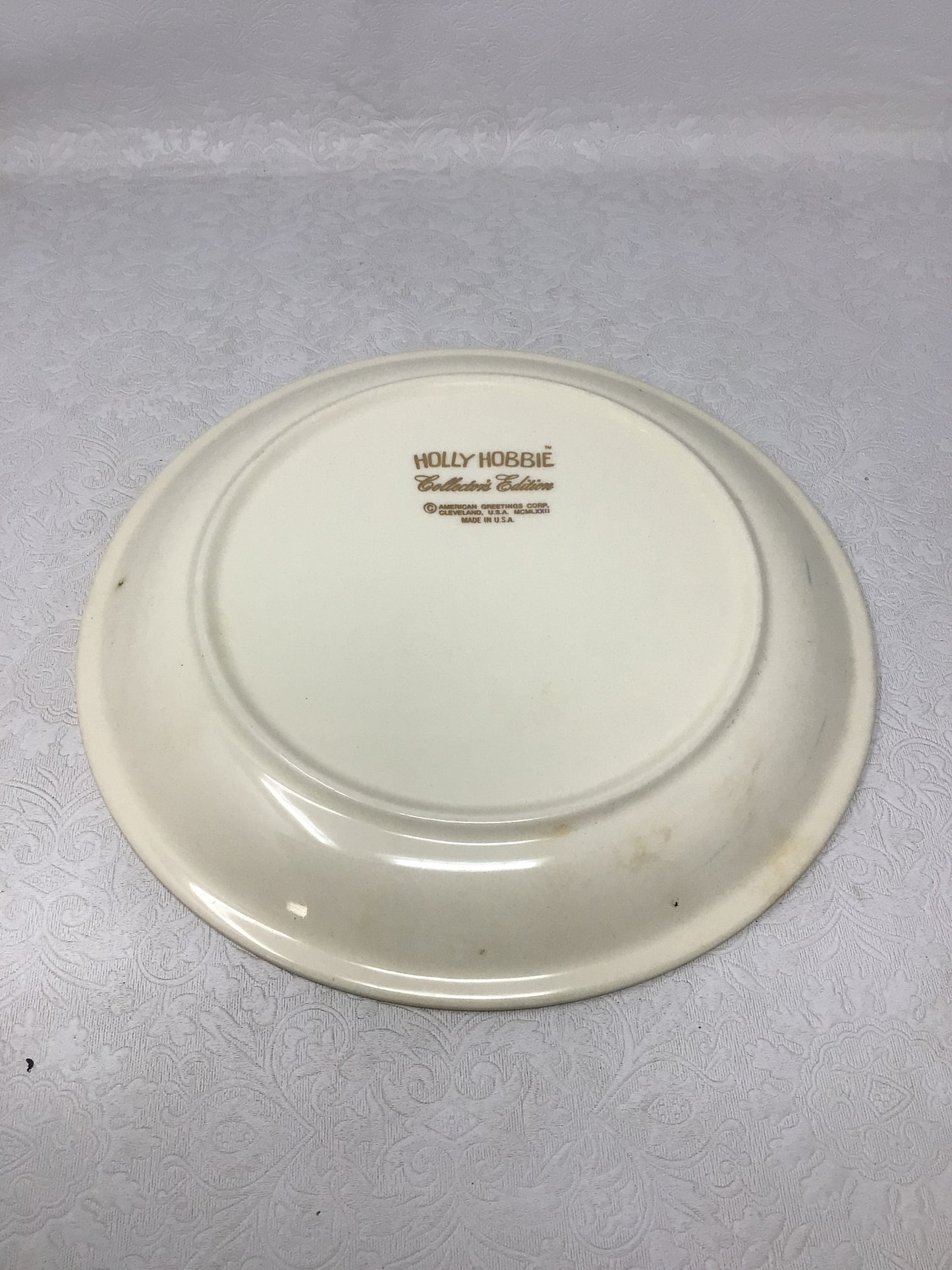 1970s Holly Hobbie Collector Plate by American Greetings