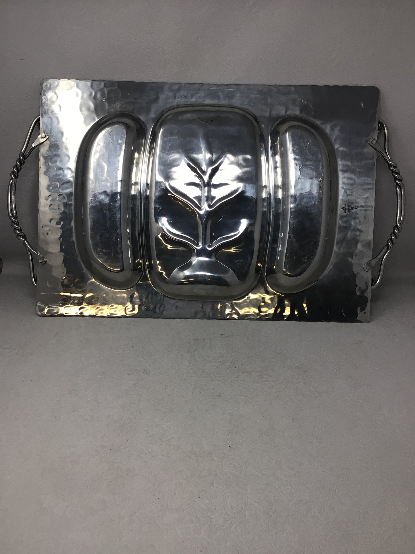 Silver Plated 3 Part Serving Tray