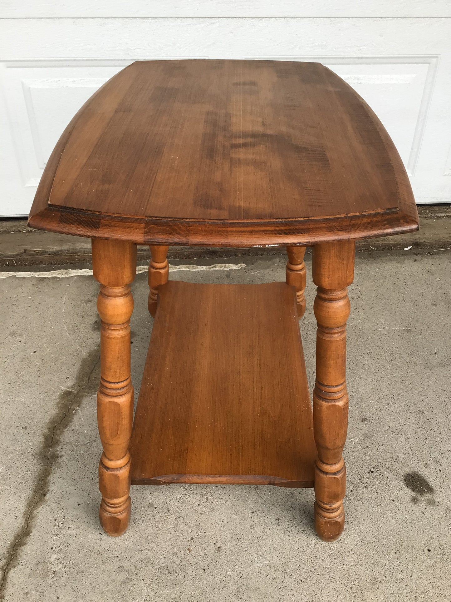 Wood End Table